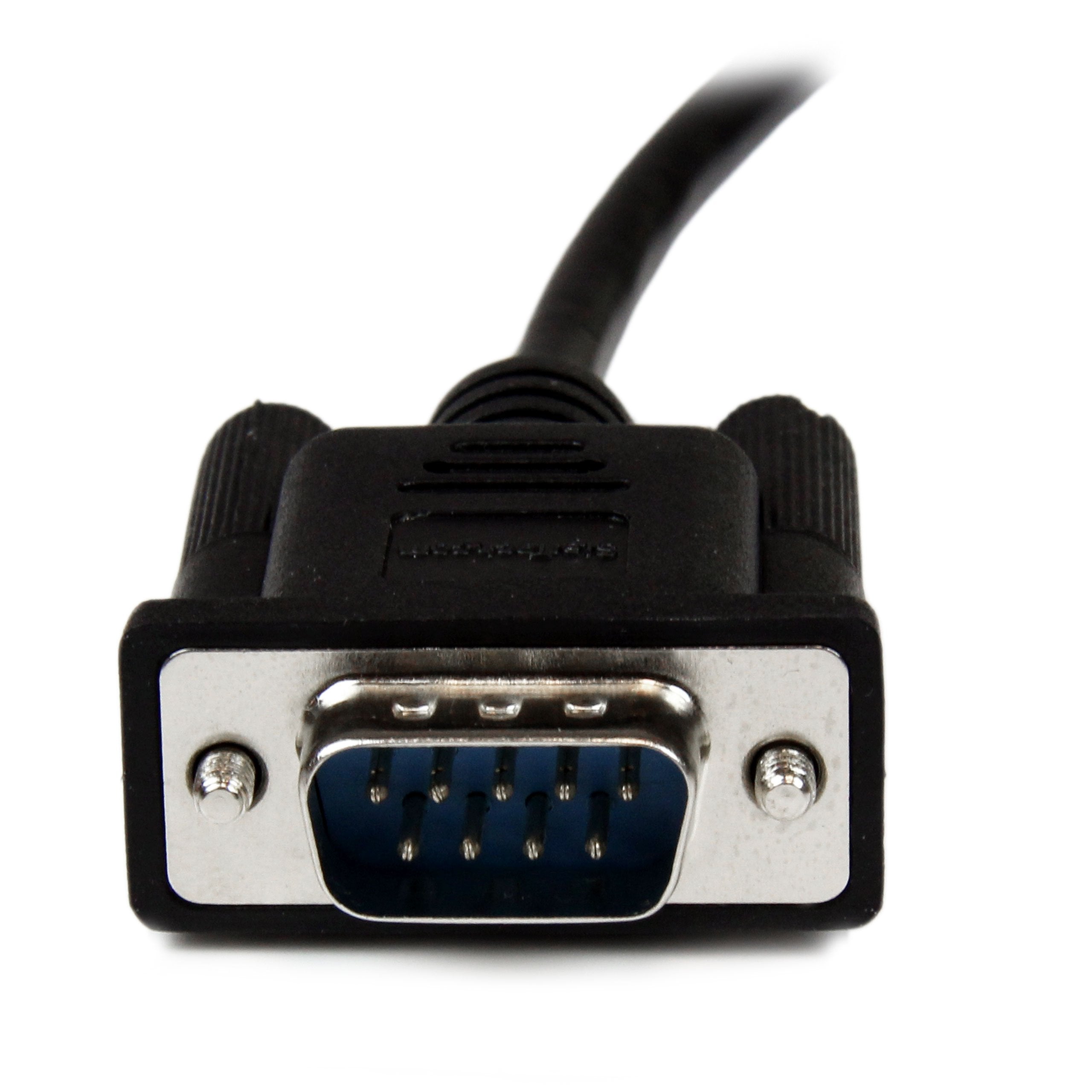 Startech.Com 2M Black Db9 Rs232 Serial Null Modem Cable F/M   Db9 Male To Female   9 Pin Null Modem Cable   1X Db9 (M), 1X Db9 (
