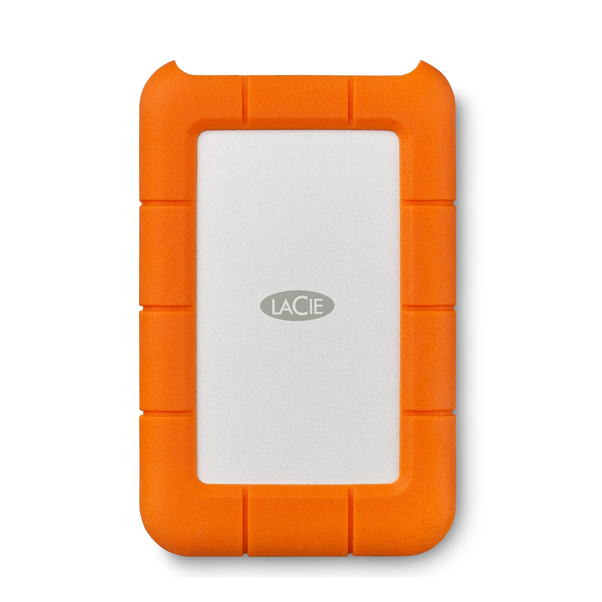 LaCie Rugged USB-C 2TB External Hard Drive Portable HDD - USB 3.0 compatible, Drop Shock Dust Rain Resistant, for Mac and PC Com