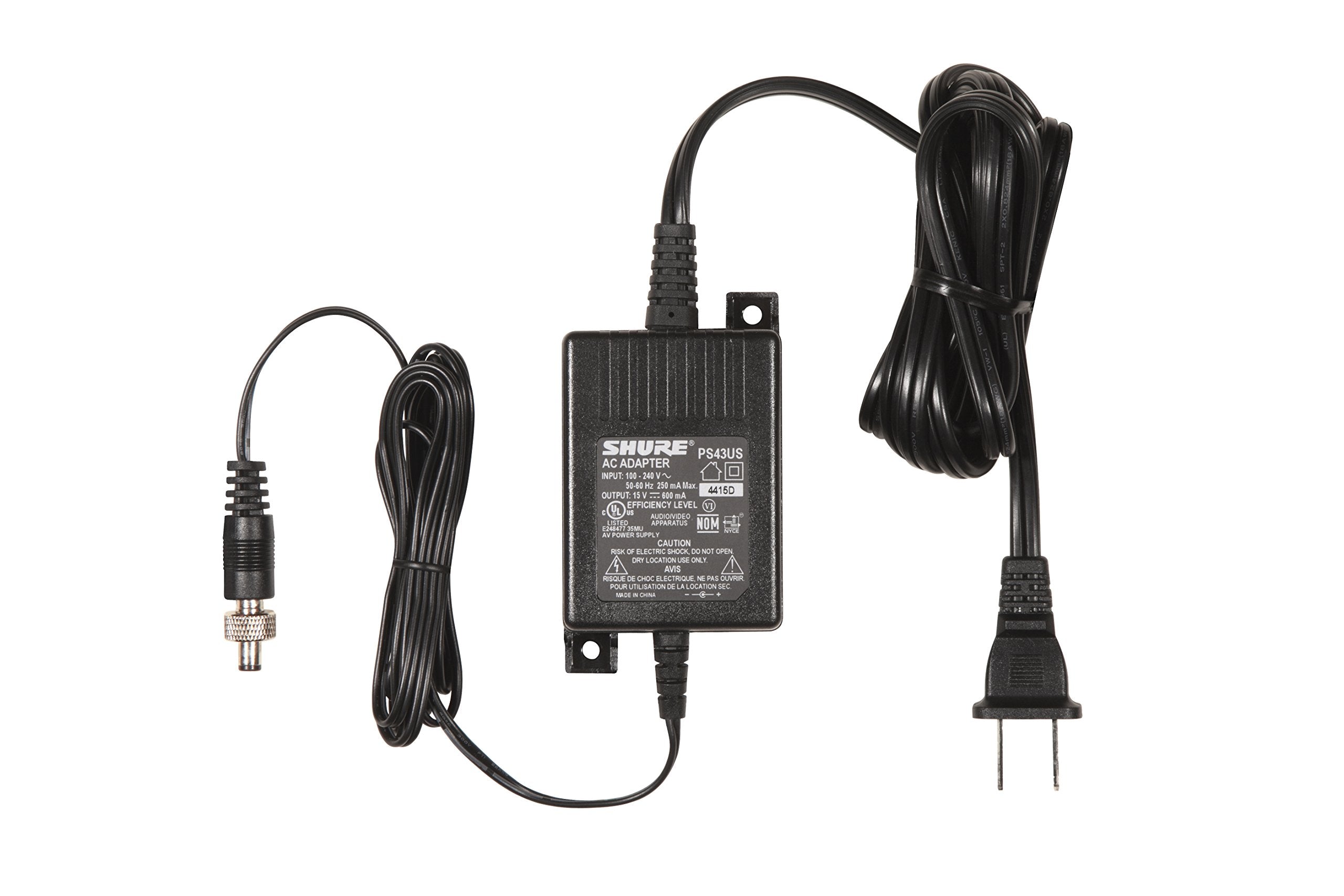 Shure Ps43Us In Line Power Supply For Glx4 & Ulx4 Wireless Receivers