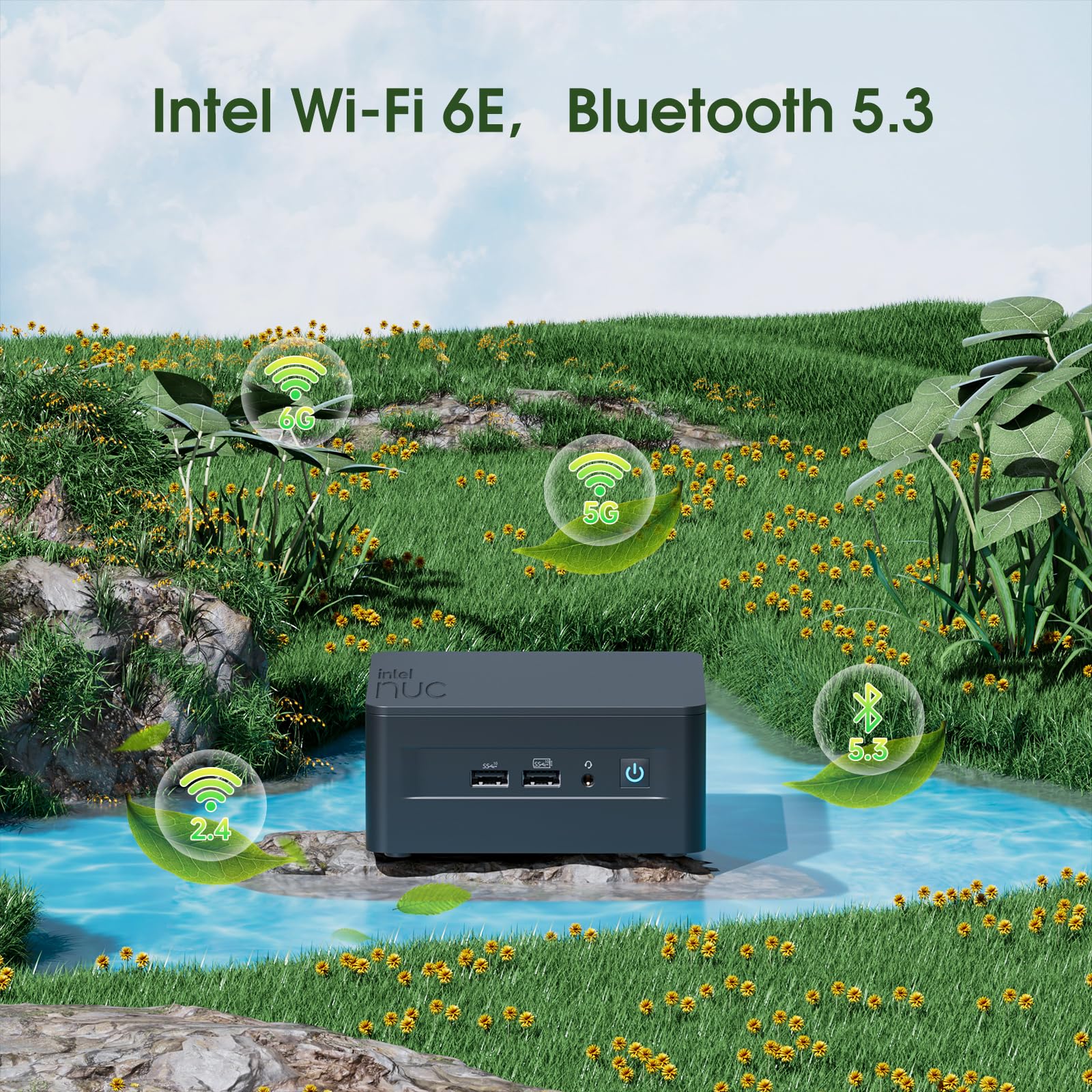 Intel Nuc 13 Pro, Arena Canyon Mini Pc With 13Th Gen Core I5 1340P (12C/16T & Up To 4.6Ghz), 16Gb Ddr4 Ram & 512Gb Nvme Ssd, Sup