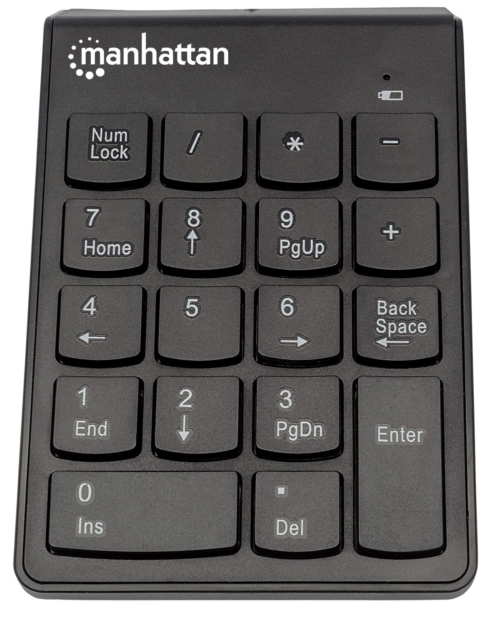Manhattan Wireless Numeric Keypad Black 178846
