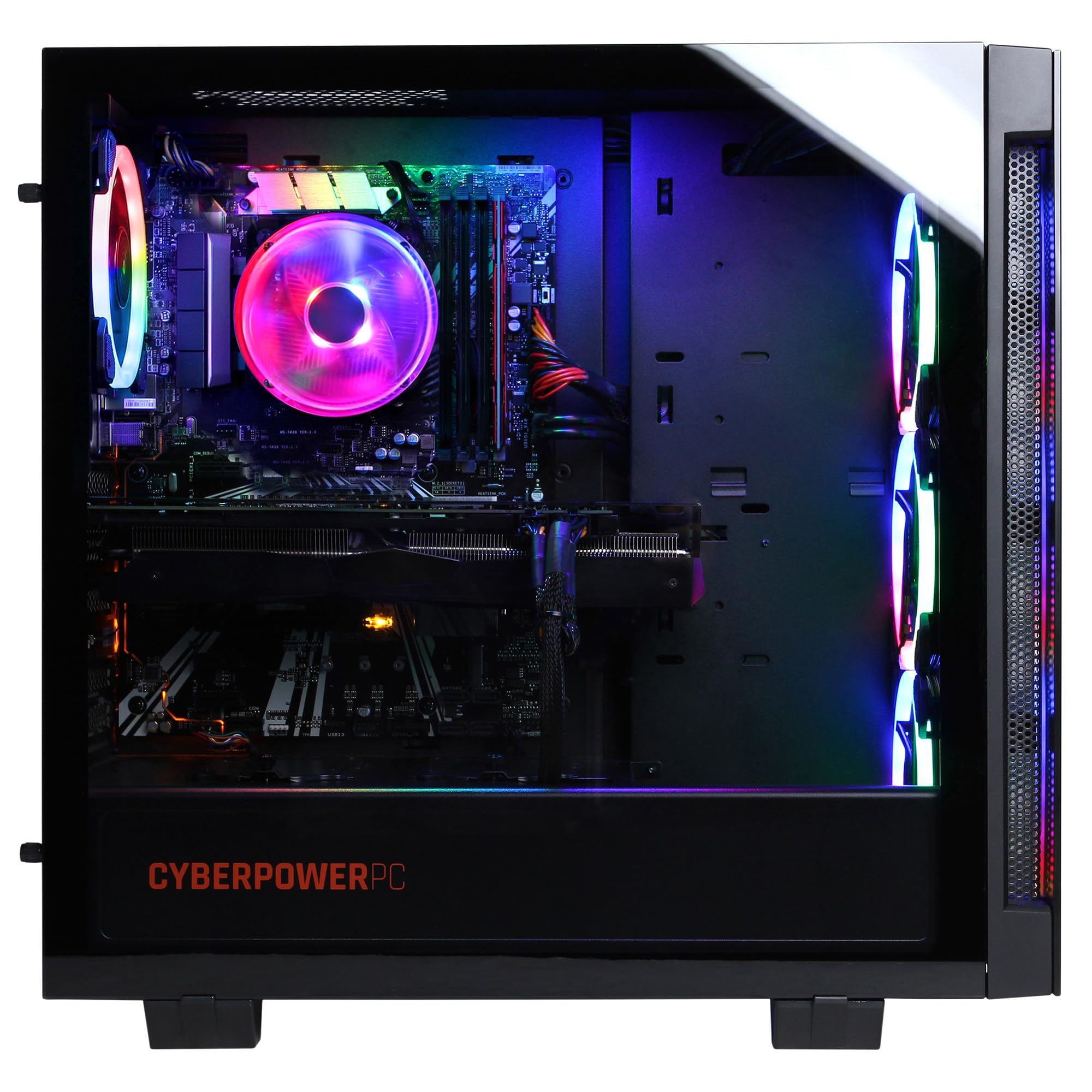 Cyberpowerpc Gamer Master Gaming Pc, Amd Ryzen 5 7600 3.8Ghz, Geforce Rtx 4060 8Gb, 16Gb Ddr5, 500Gb Nvme Ssd, Wi Fi Ready & Win