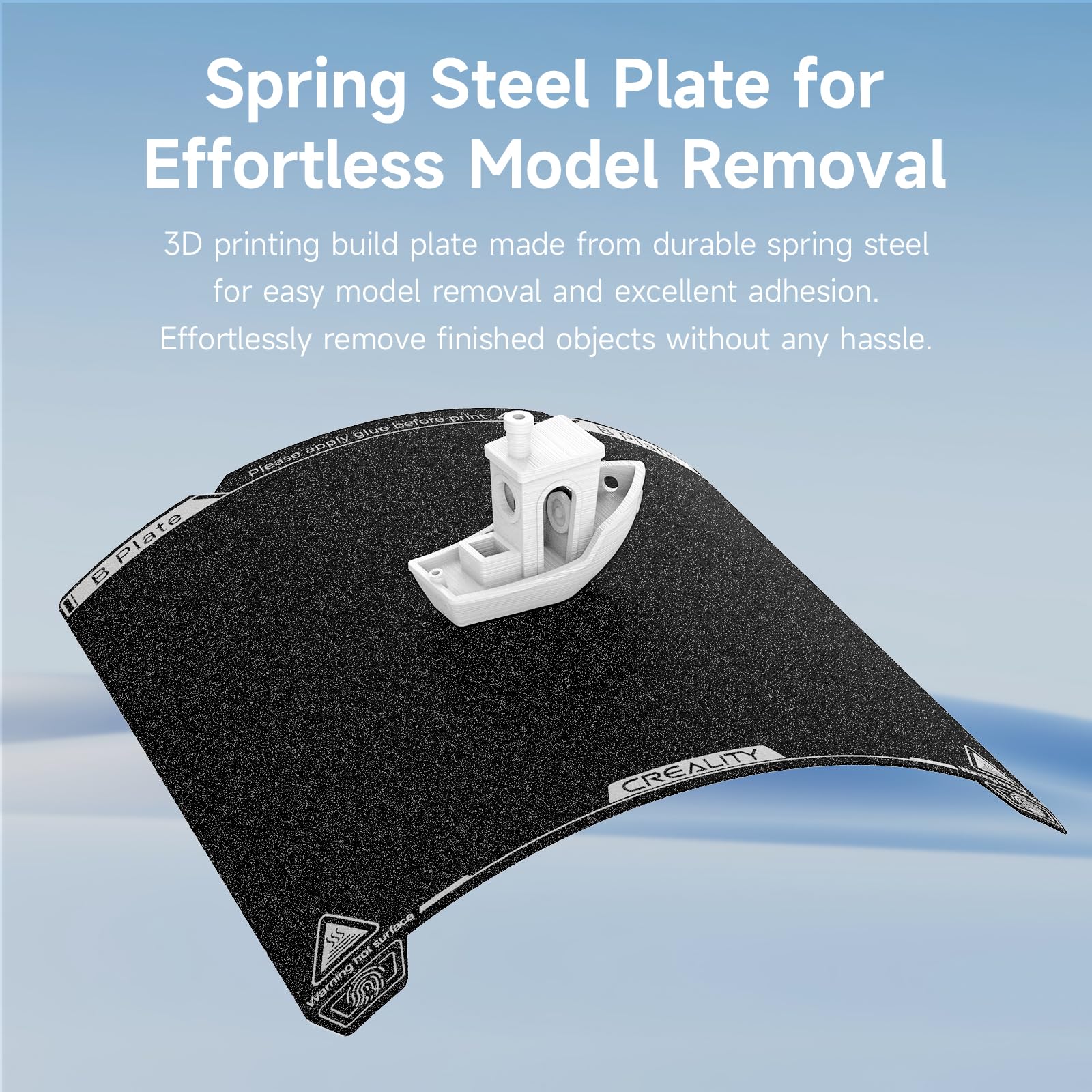 Official Creality K1 Max Build Plate 315X310Mm Textured Pei Spring Steel Magnetic K1 Max Bed Plate 3D Printer Build Plate For K1