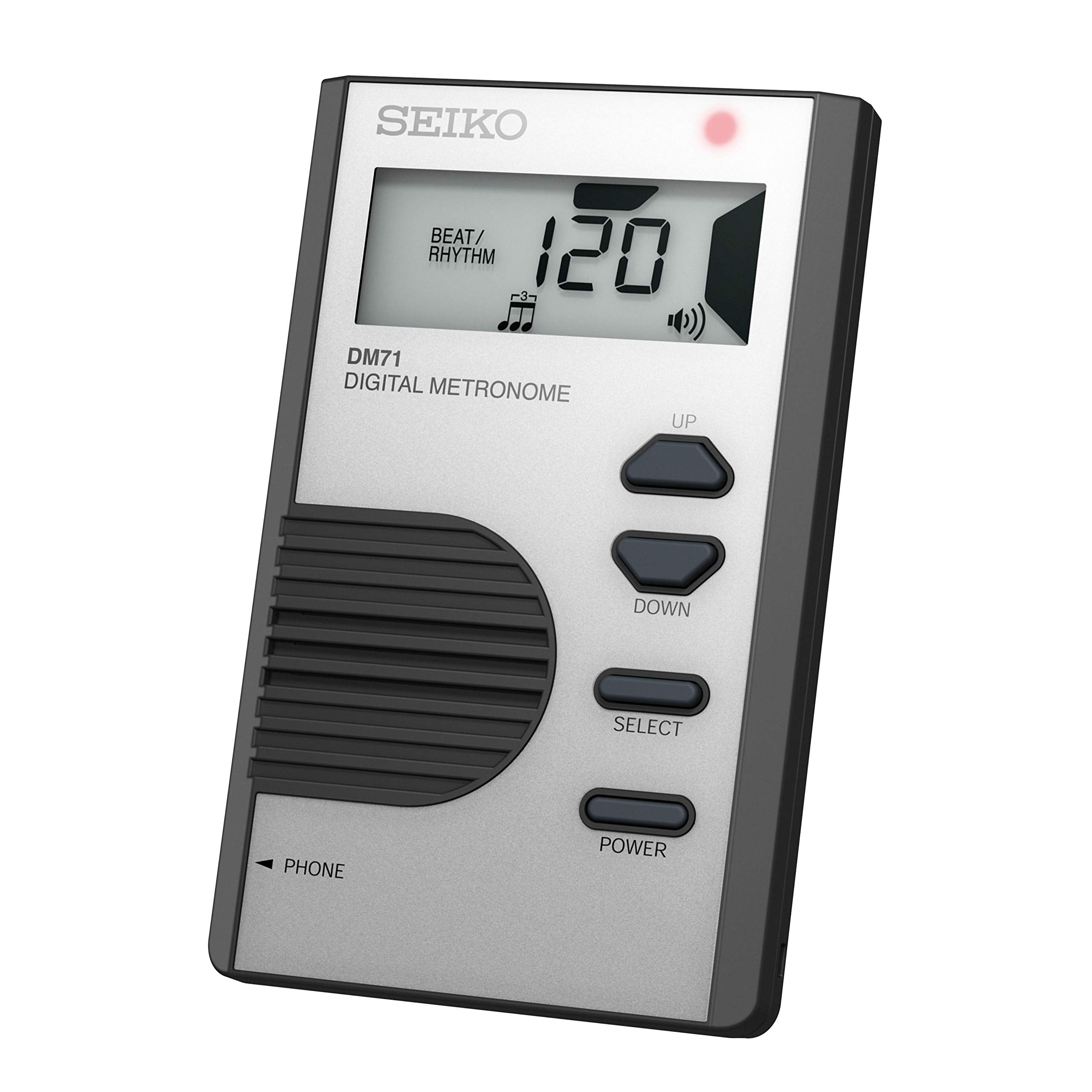 Seiko DM71SE Pocket Size Metronome - Silver