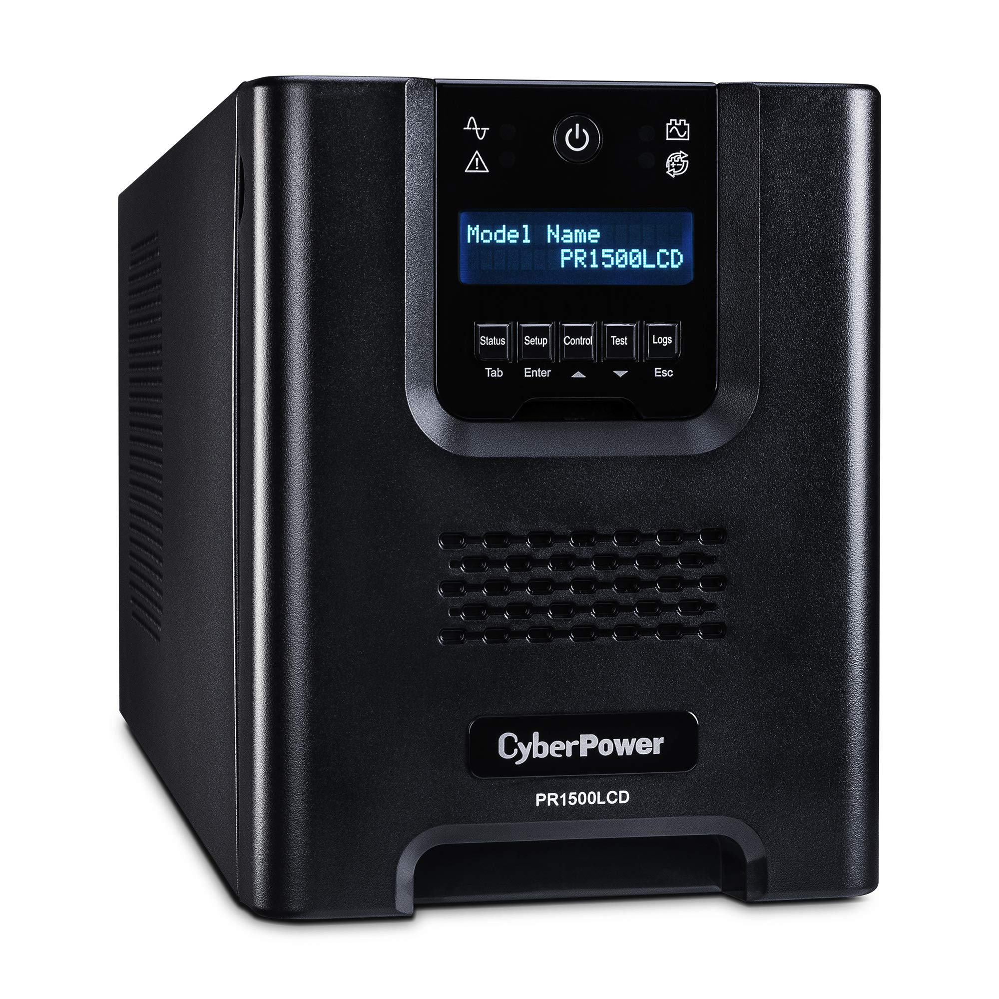 Cyberpower Pr1500Lcd Smart App Sinewave Ups System, 1500Va/1500W, 8 Outlets, Avr, Mini Tower