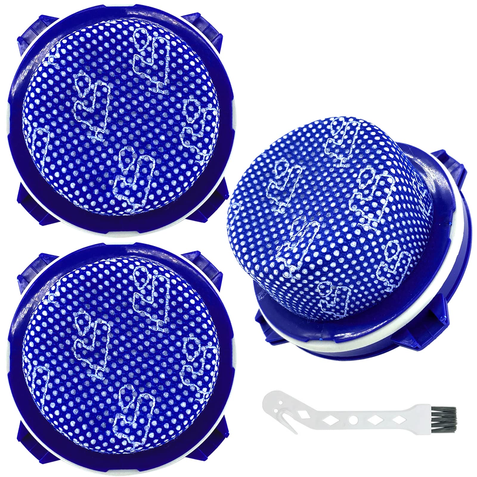 Jet 75 Vacuum Filters Replacement Parts 3 Pack For Samsung Jet 70 Jet 70+ Jet 75 Jet 75+ Jet 90 Jet 60 And Vs9000Rl Vacuum Clean