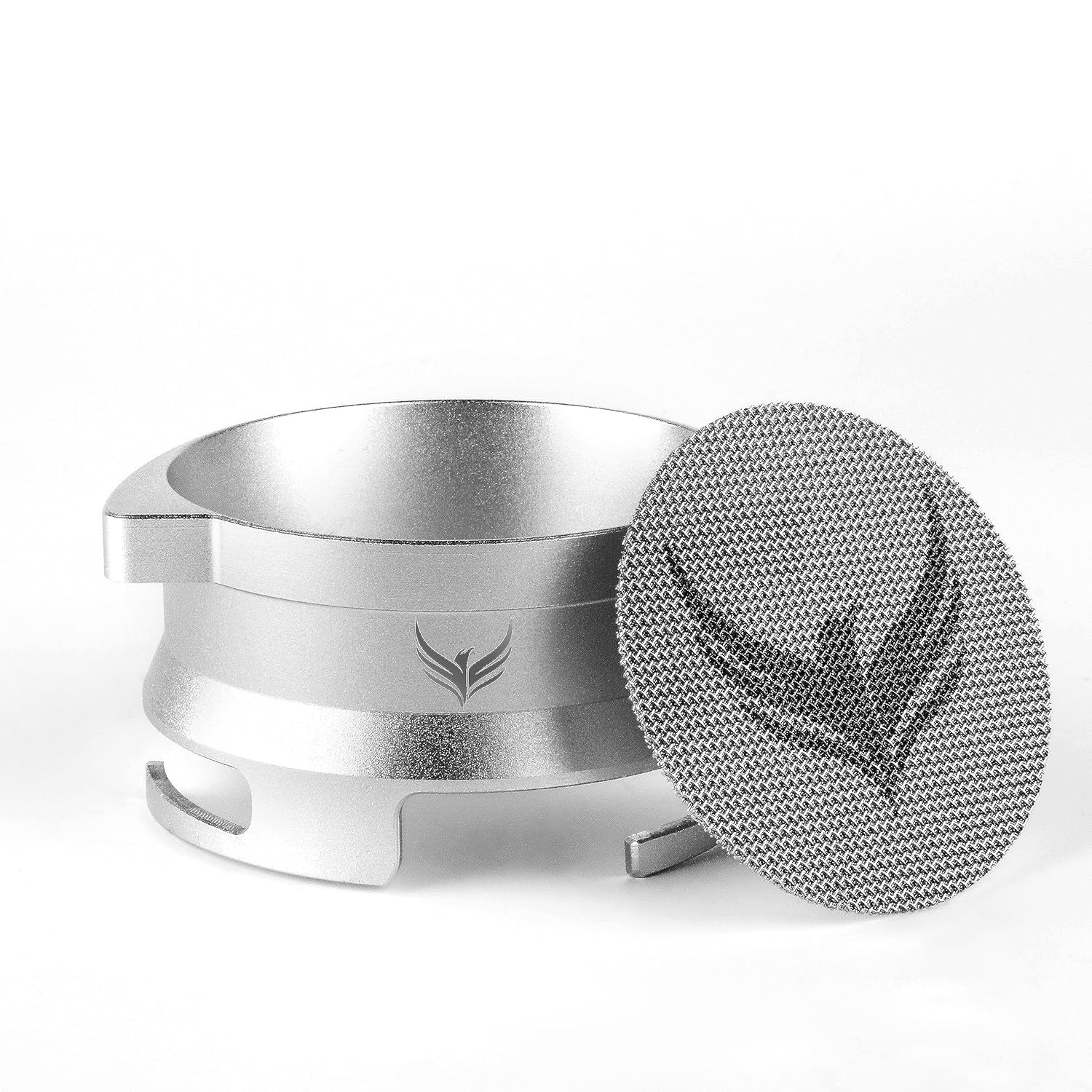 54Mm Dosing Funnel Espresso Puck Screen Set Knodos Grinder Trigger Portafilter Funnel And Filter Compatible With Breville 54Mm P