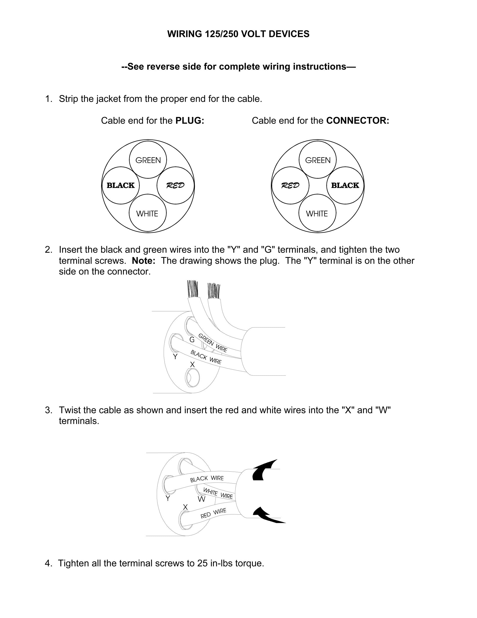 Marinco 6361Crn 50A 125V Male Plug
