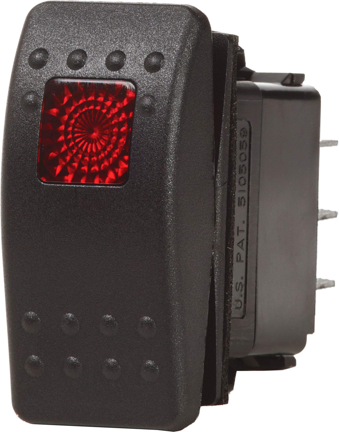Blue Sea Systems 7929 Contura II OFF-ON SPST Switch, Black