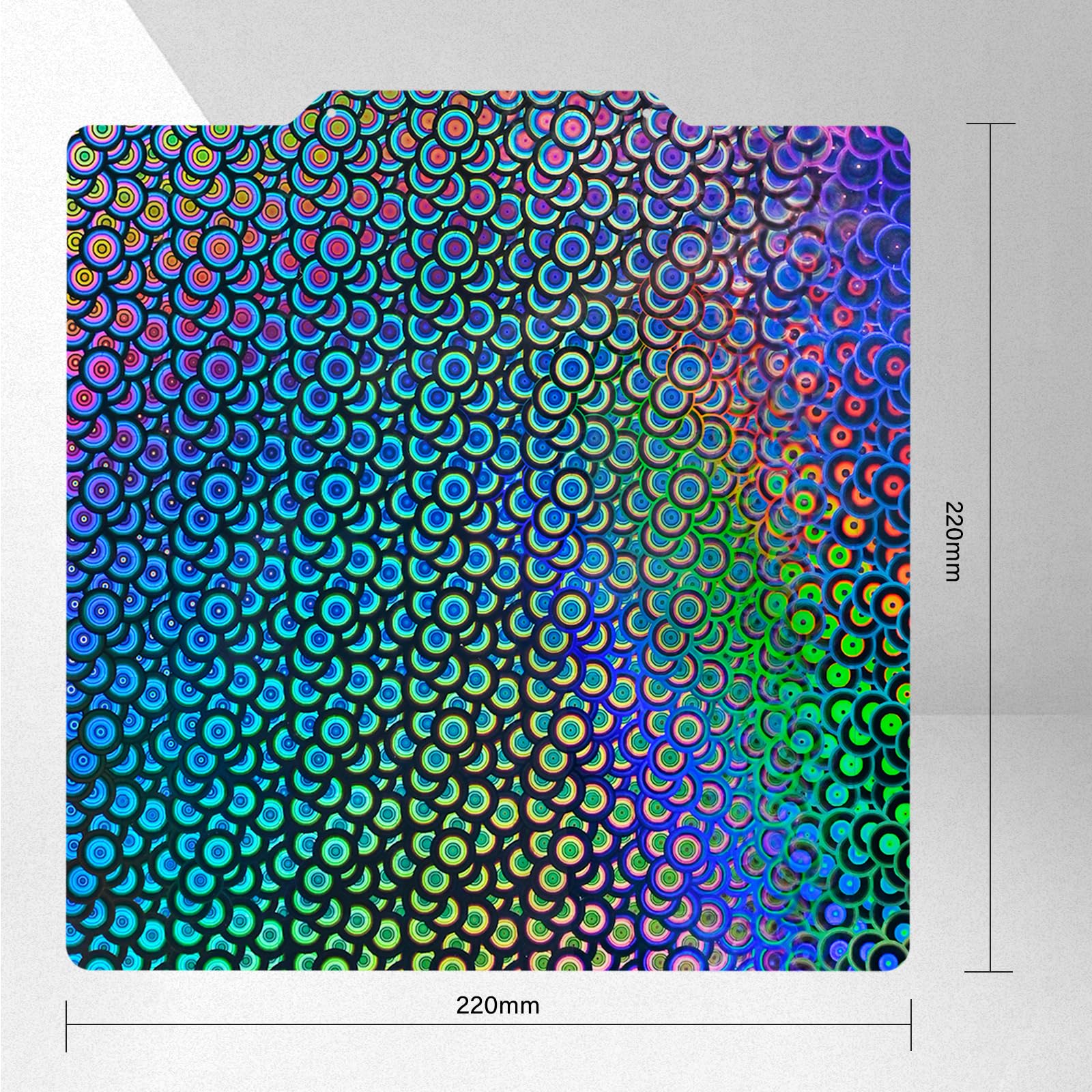 Ajoyib 220Mm 3D Print Bed Flexible Pei And Pey Build Surface Compatible With Mk2 Mk2A Anet A8 A6 Duplicator I3 Artillery Genius