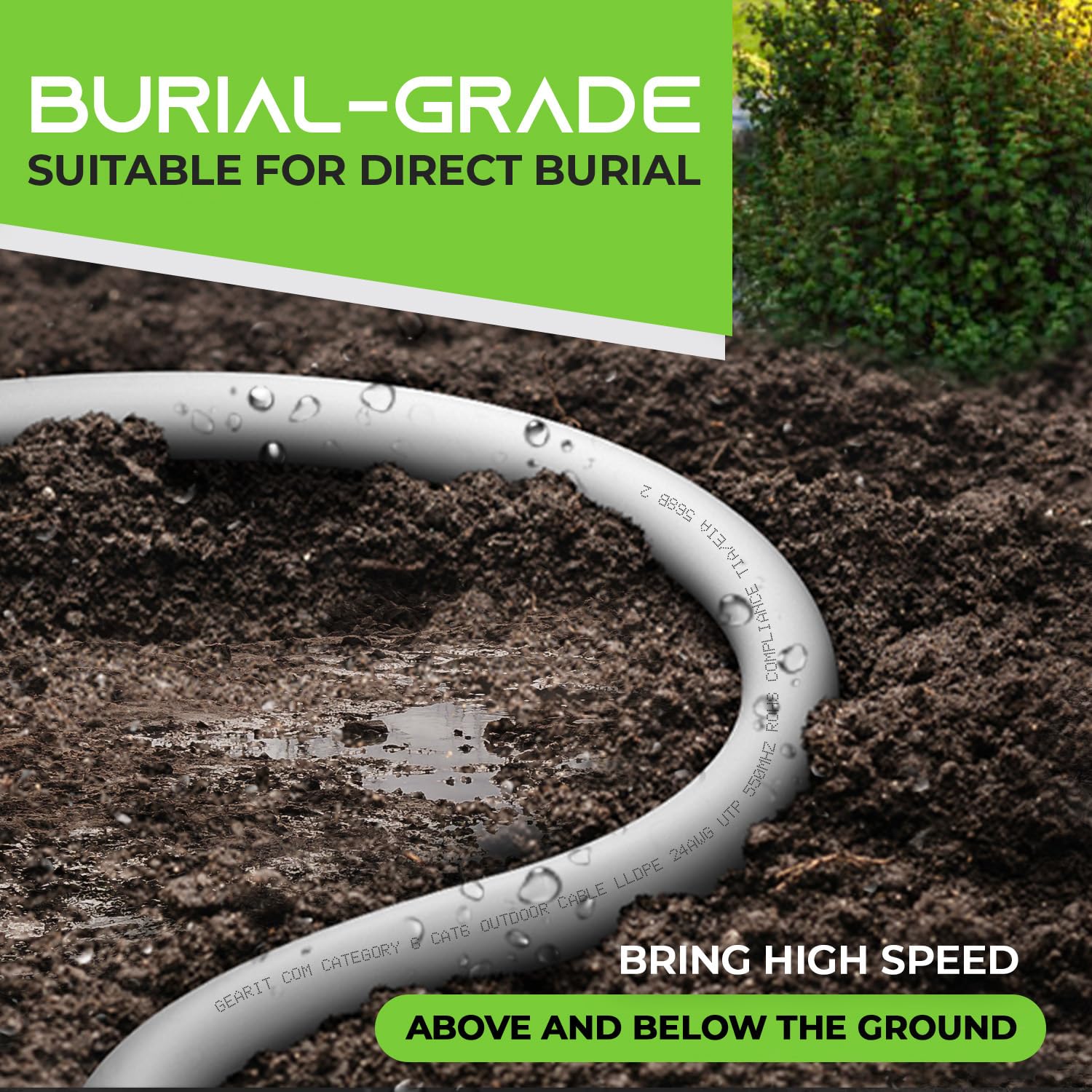 Gearit Rj45 Cat 6 Ethernet Patch Cable, Diy Bulk Kit (10 Rj45 & 10 Boot), 10Gpb Transfer Speed, Gold Plated Connectors, Copper C