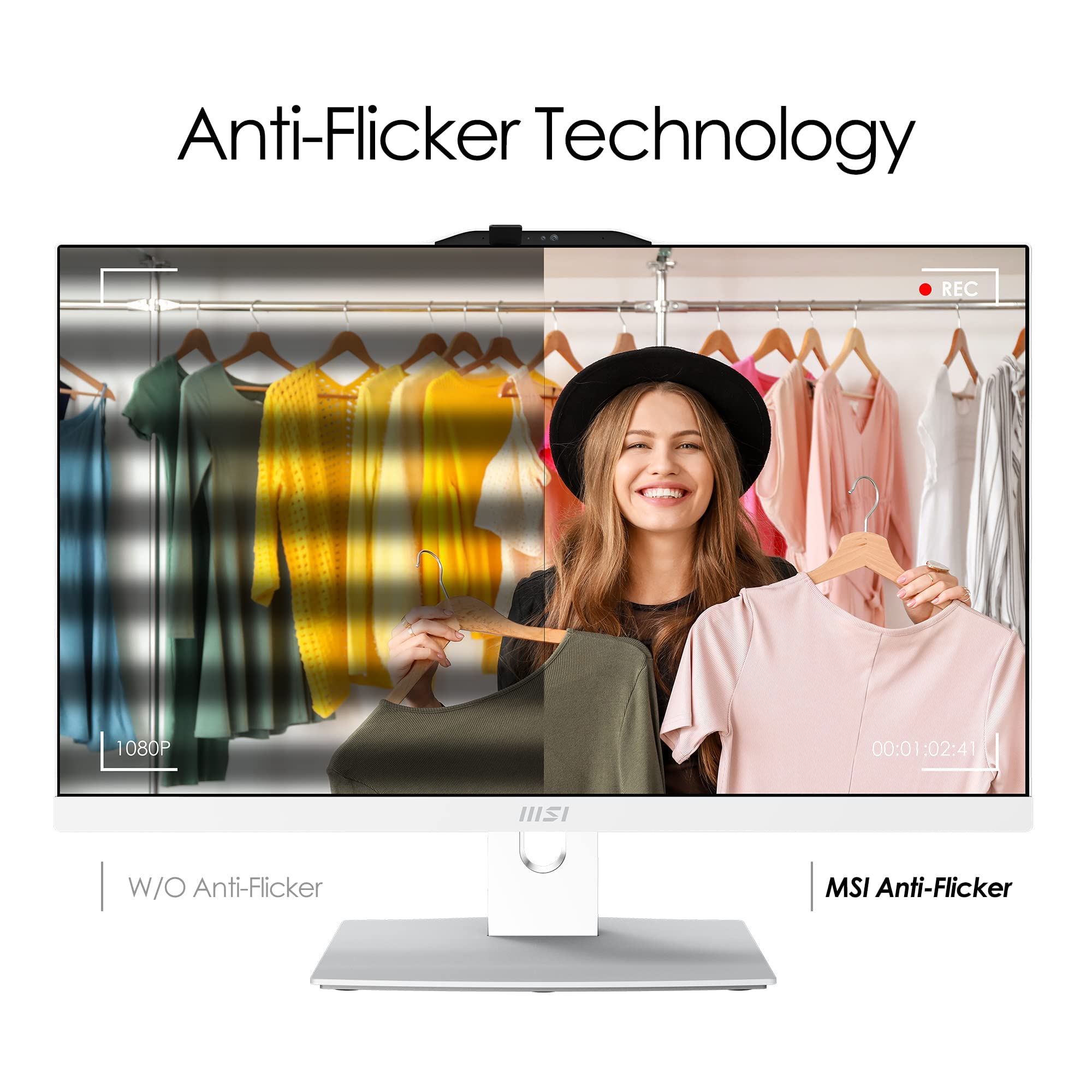 Msi Modern Am242Tp Aio Desktop, 23.8'' Fhd Touchscreen, Intel Core I7 1165G7, 16Gb Memory, 512Gb Ssd, Wifi 6, Bt 5.1, Fhd Webcam