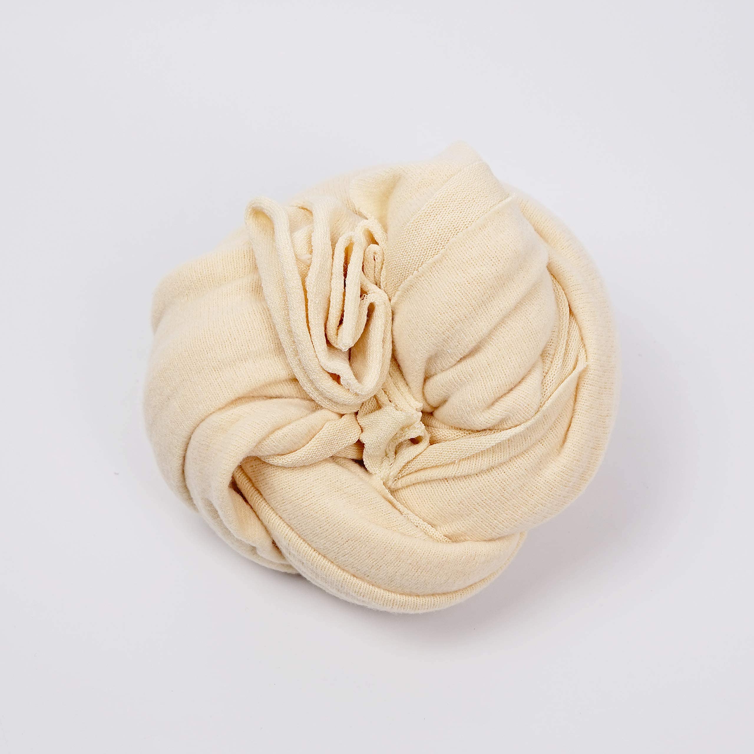 Coberllus Newborn Baby Photo Props Blanket Stretch Knit Double Side Wrap For Boys Girls Photography Shoot (Beige)