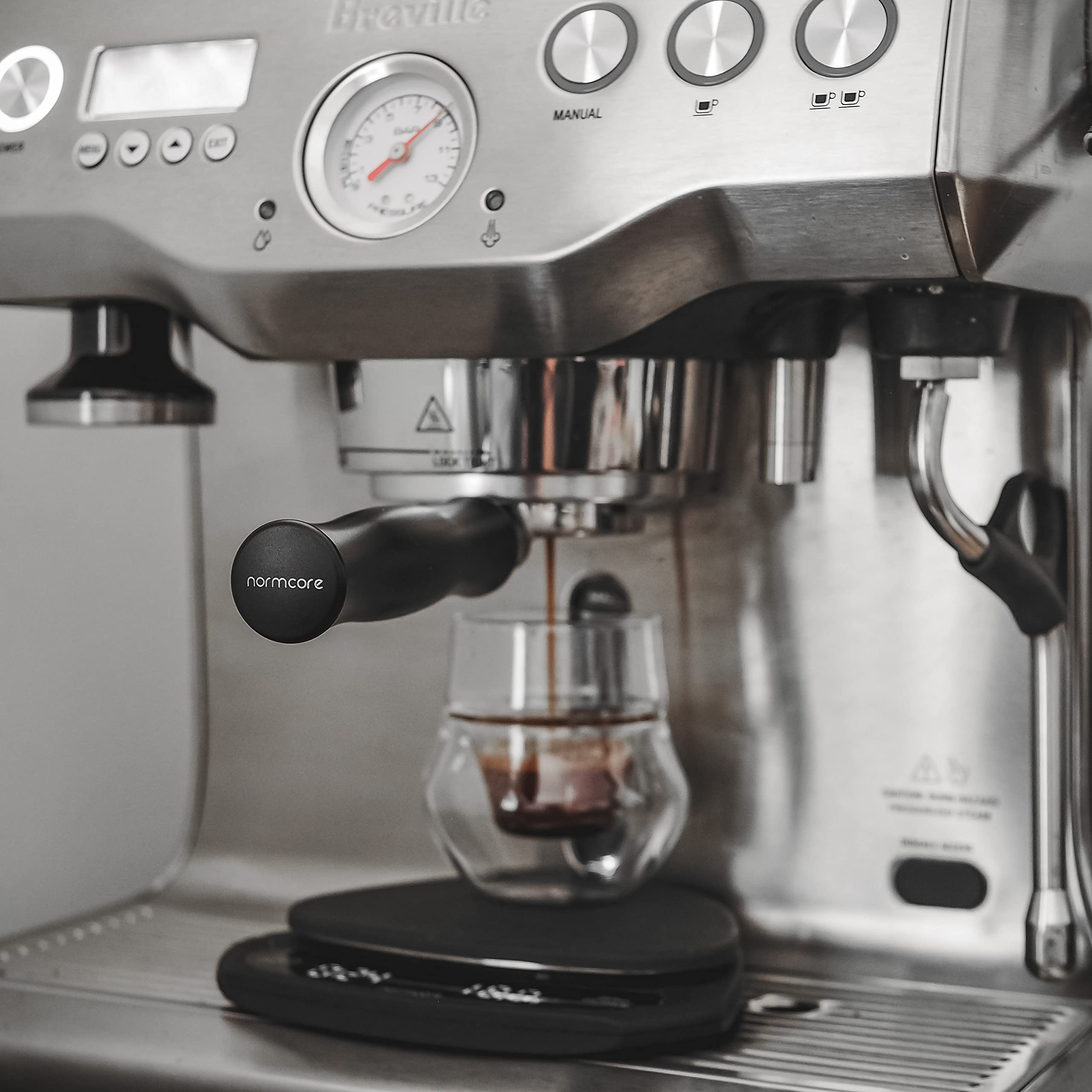 Normcore 58Mm Bottomless Portafilter | Bottomless Naked Portafilter | Filter Basket Included | Fits Breville Dual Boiler Espress