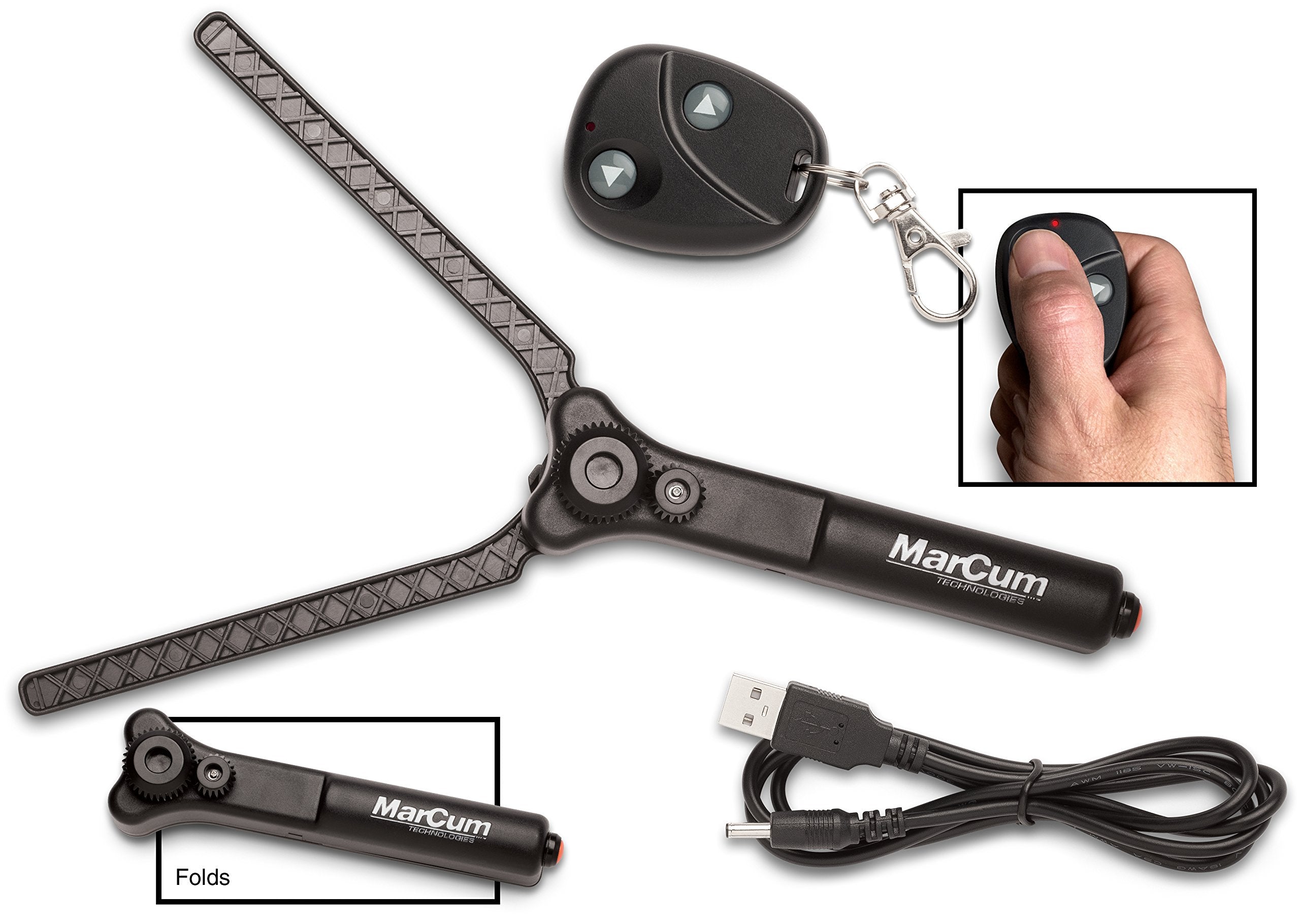 Marcum Wireless Remote Camera Panner Kit, Black