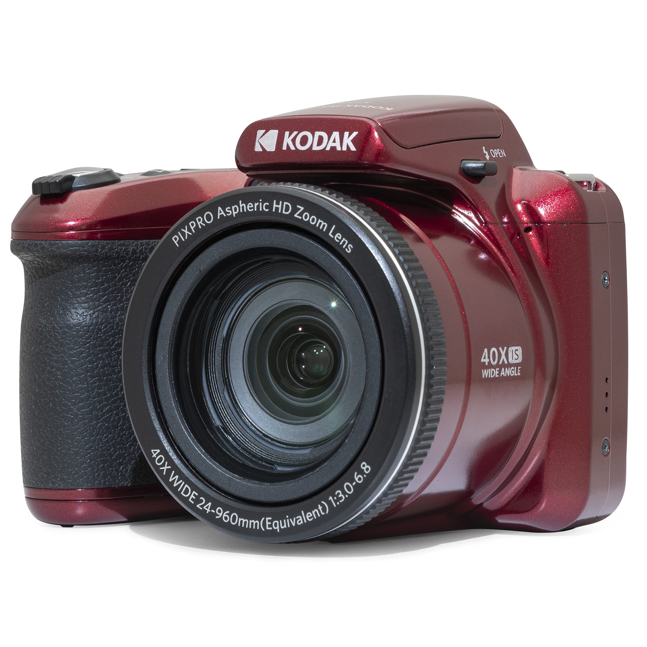 KODAK Pixpro Astro Zoom AZ405 Digital Camera Bridge, X40 Zoom, 24 mm Wide Angle, 20 Megapixels, LCD 3, Full HD 1080p Video, OIS,
