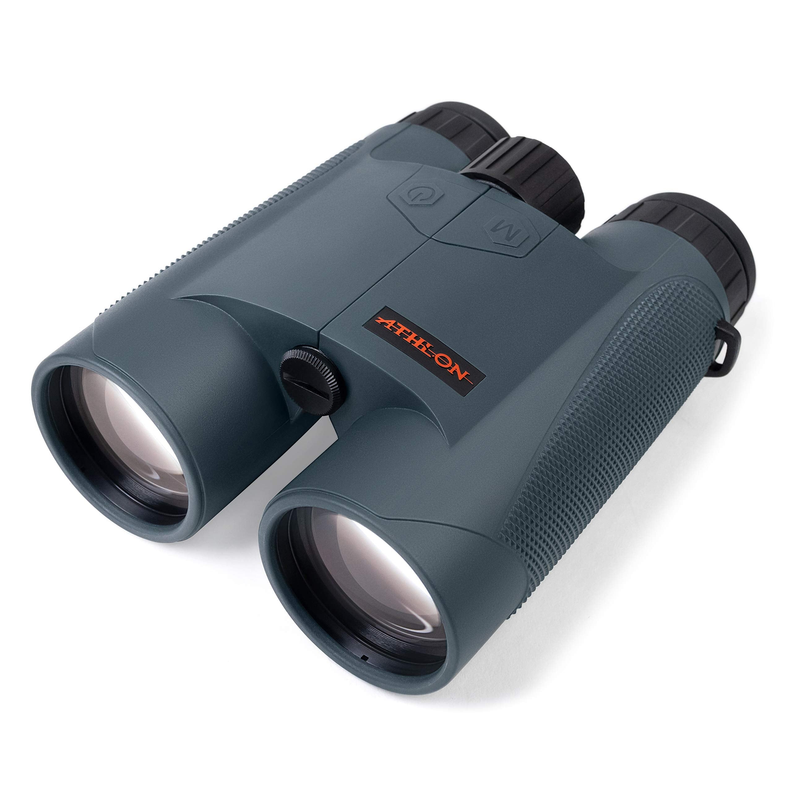 Athlon Optics 10x50 Cronus UHD Laser Rangefinder Black Binoculars with Eye Relief for Adults, High-Powered Binoculars for Huntin