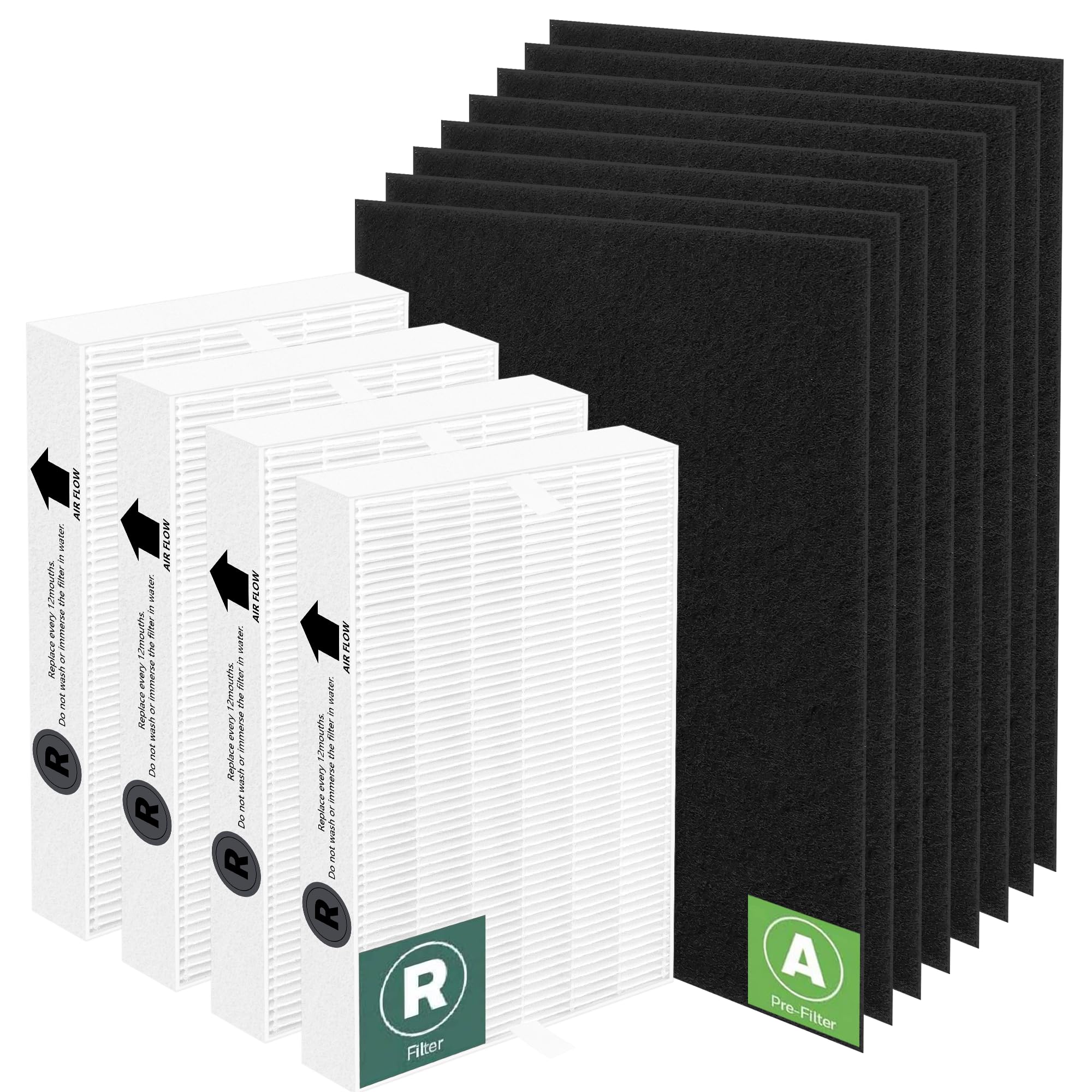 Hpa100 Replacement Filters For Honeywell Hpa100 Hrf Arvp100 Series Air Purifier Hpa094, Hpa100, Hpa104, Hpa105, Hpa3100 And Hpa5