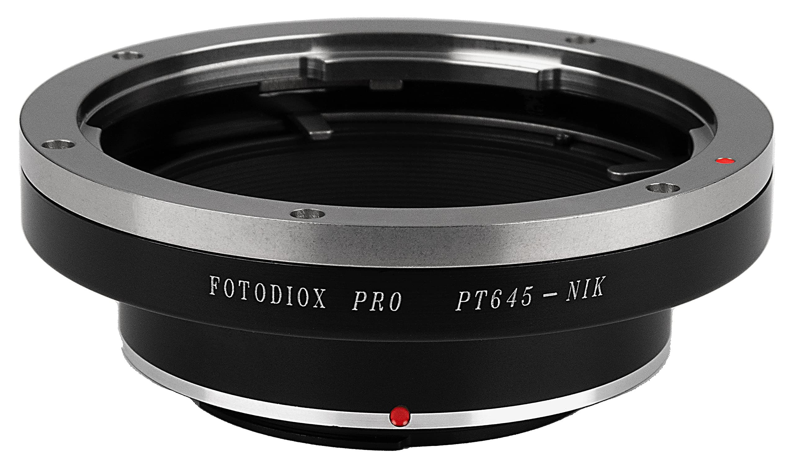 Fotodiox Pro Lens Mount Adapter - Compatible with Pentax 645 Lens to Nikon F Mount Cameras