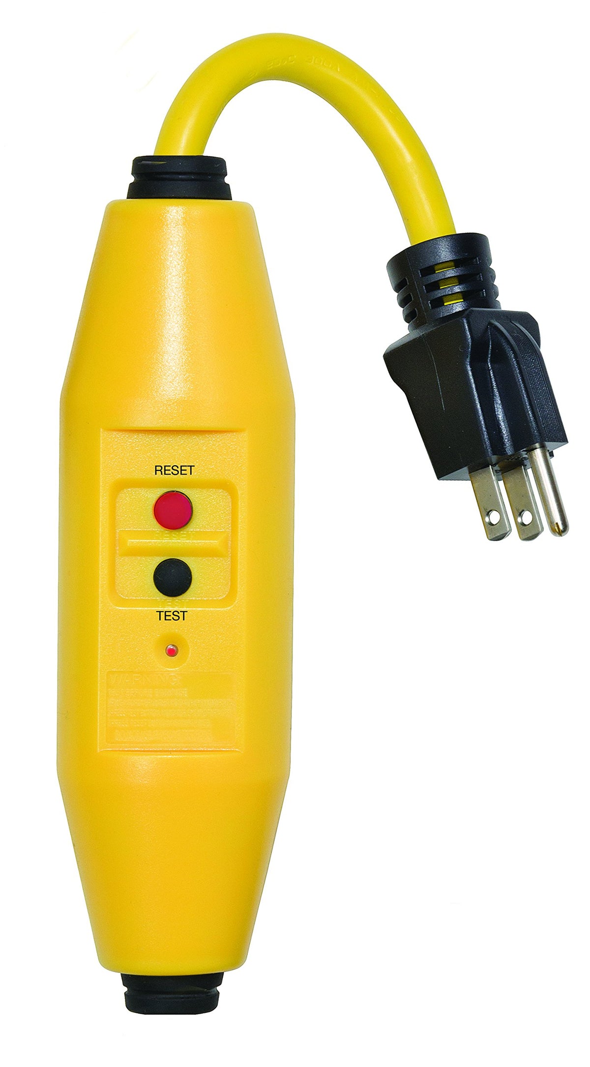 Tower Manufacturing 30438023 Heavy Duty Commercial Grade 15 Amp Auto Reset Inline User Attachable Gfci Plug, Sjtw Cord Guage Acc