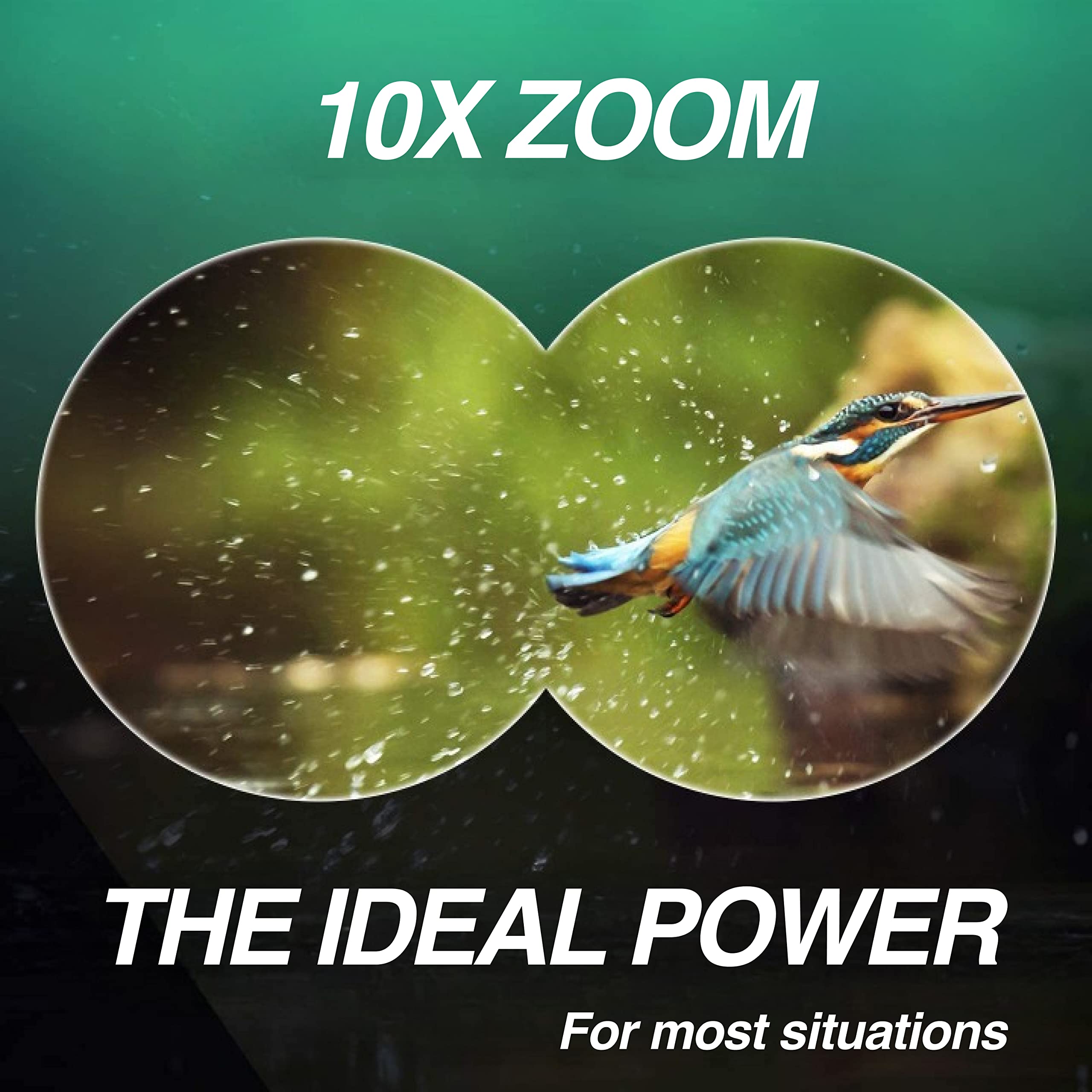 Slokey 10X42 Binoculars   Professional And Powerful Waterproof Binoculars For Long Distances   Lightweight Binoculars With Bak4