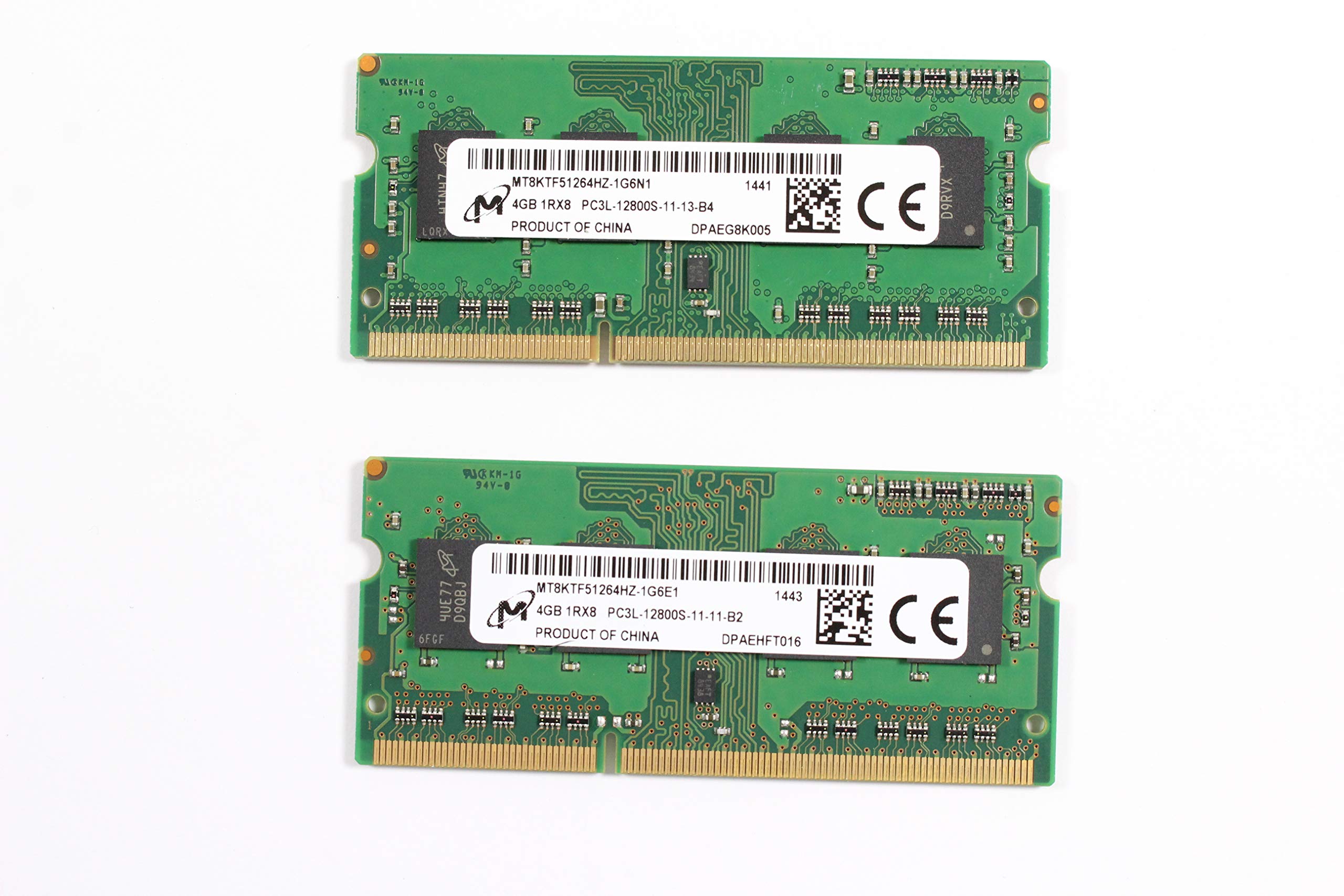 Micron 4Gb Sodimm Laptop Memory, Mt8Ktf51264Hz Pc3L 12800S 11 13 B4 Non Ecc Pc 1