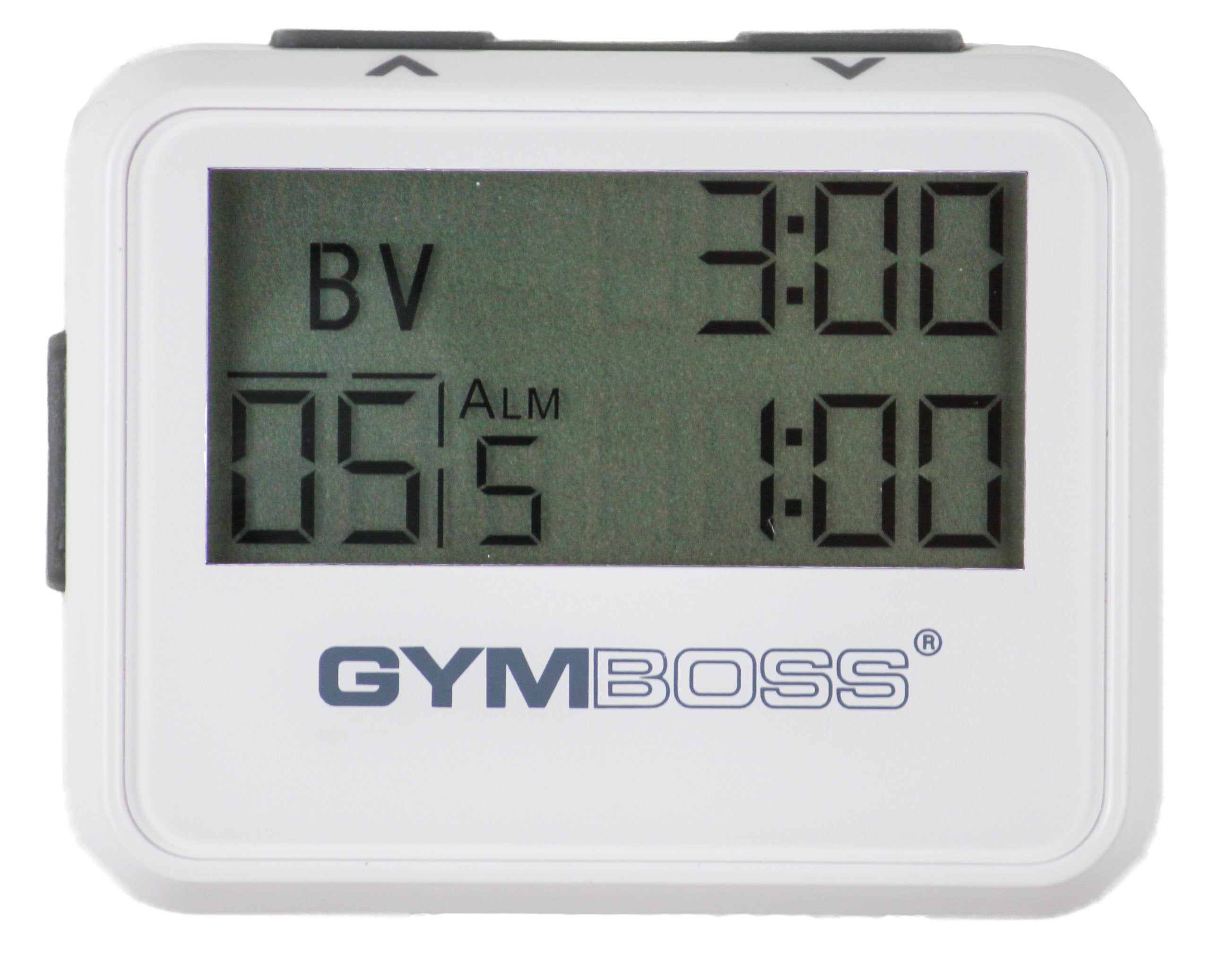 Gymboss Interval Timer And Stopwatch   White/Gray Gloss