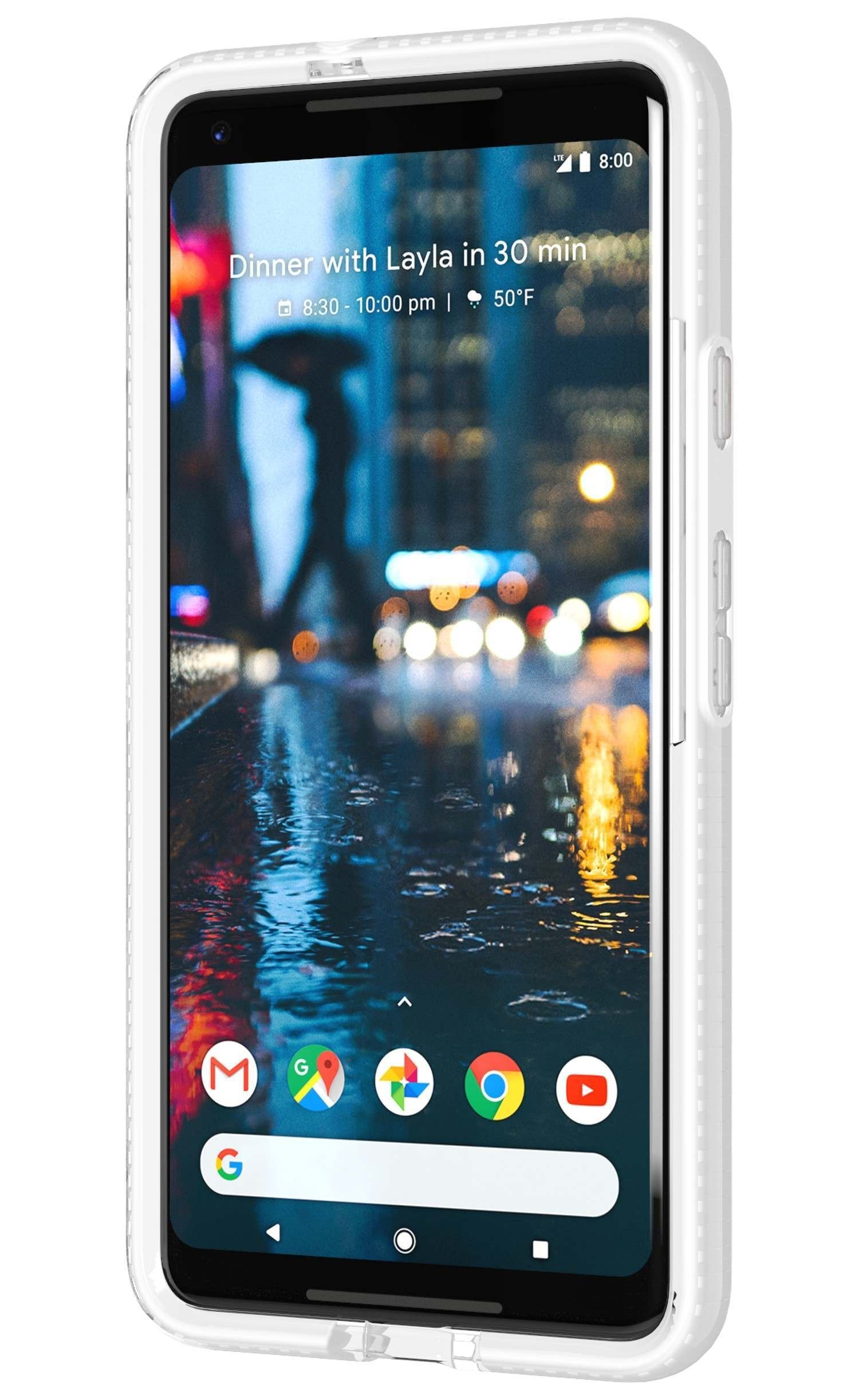 Tech21 Evo Check Case For Google Pixel 2 Xl - Clear/White