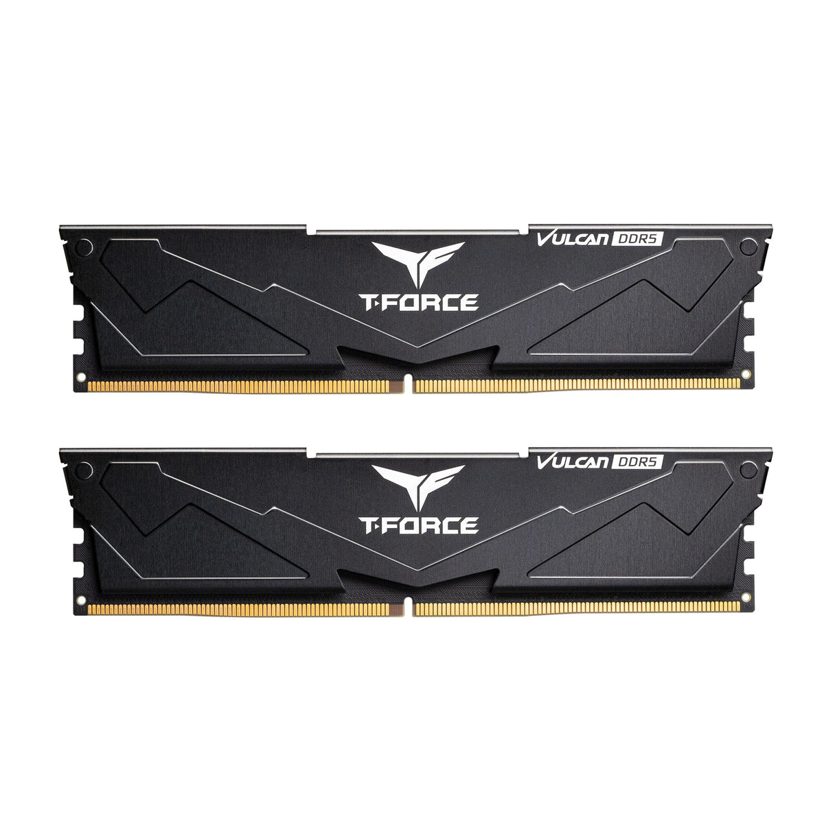 Teamgroup T-Force Vulcan Ddr5 32Gb (2X16Gb) 6000Mhz (Pc5-48000) Cl30 Intel Xmp 3.0 & Amd Expo Compatible Desktop Memory Ram Black Flbd532G6000Hc30Dc01