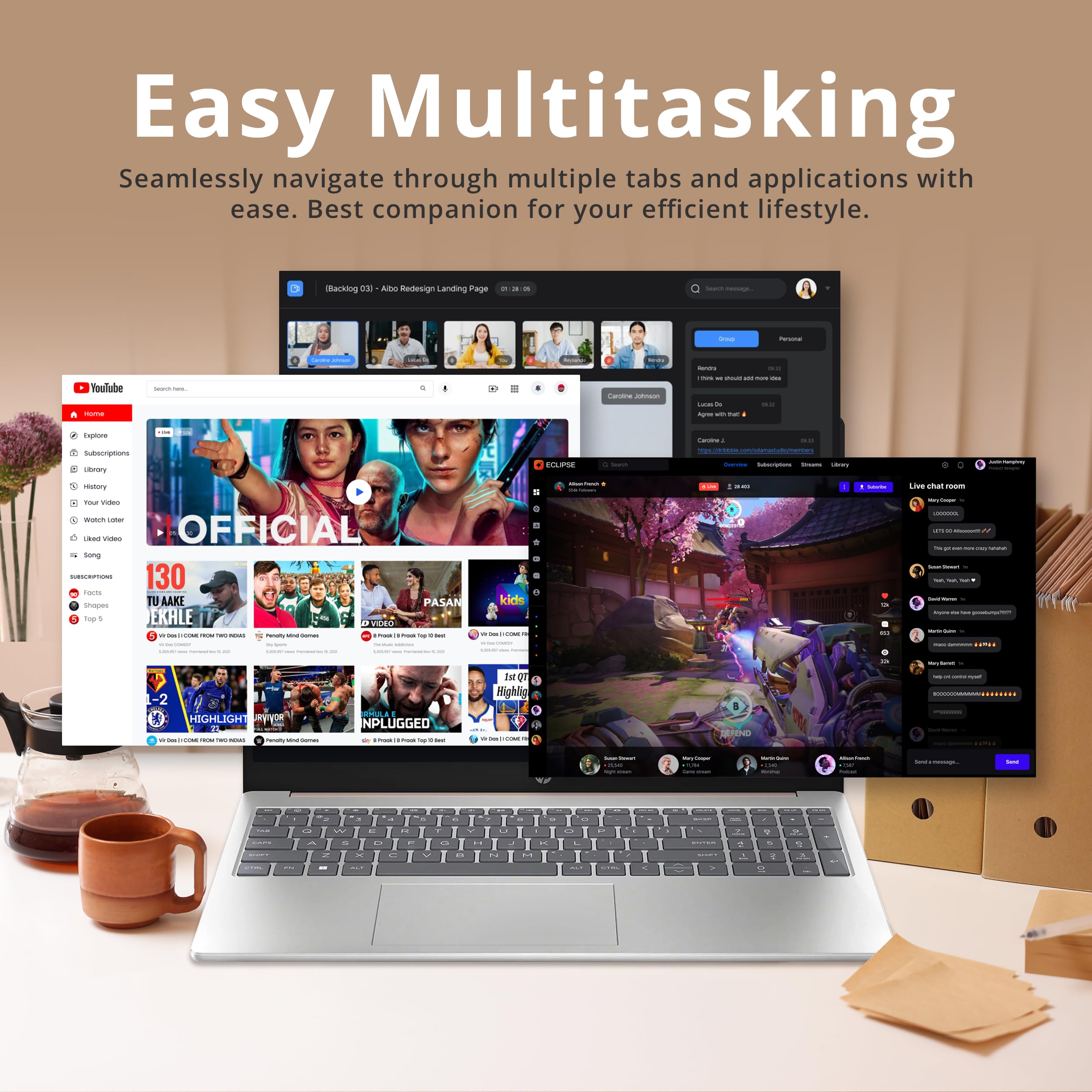 Hp 15.6'' Fhd Laptop, Amd Ryzen 5 7520U, 8Gb Lpddr5 Ram, 256Gb Ssd, Numeric Keypad, 720P Hd Webcam, Wi-Fi 6, Amd Radeon Graphics