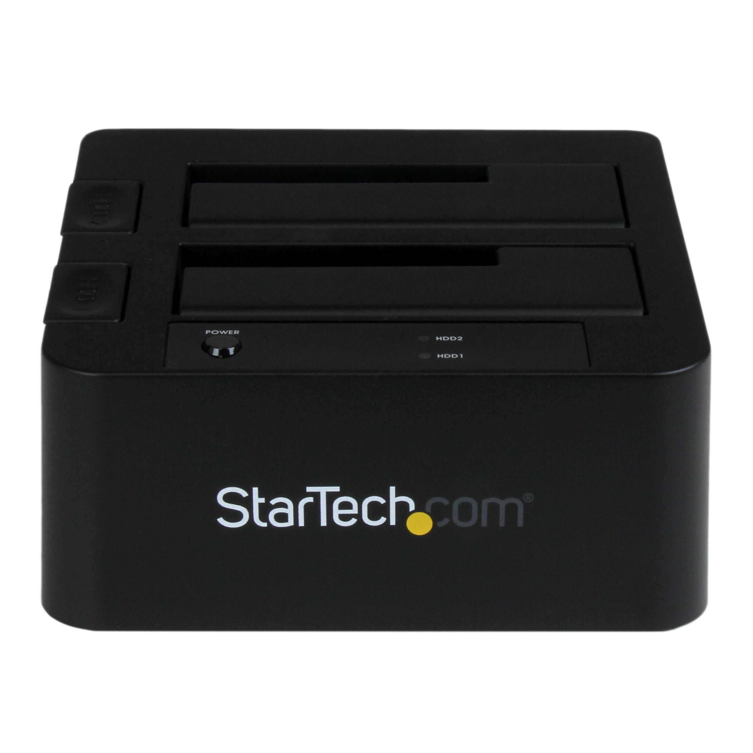 Startech.Com Dual-Bay Usb 3.0 / Esata To Sata Hard Drive Docking Station, External 2.5/3.5 Sata I/Ii/Iii, Ssd/Hdd Docking Statio