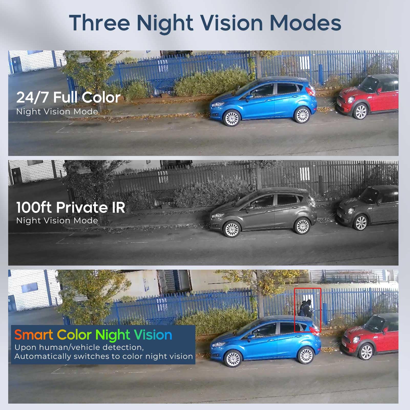 Hitosino 5Mp Ip Poe Camera, Outdoor Turret Camera With Mic, Hikconnect/Sadp/Ivms4200, Smart Color Night Vision, Low Light Starli