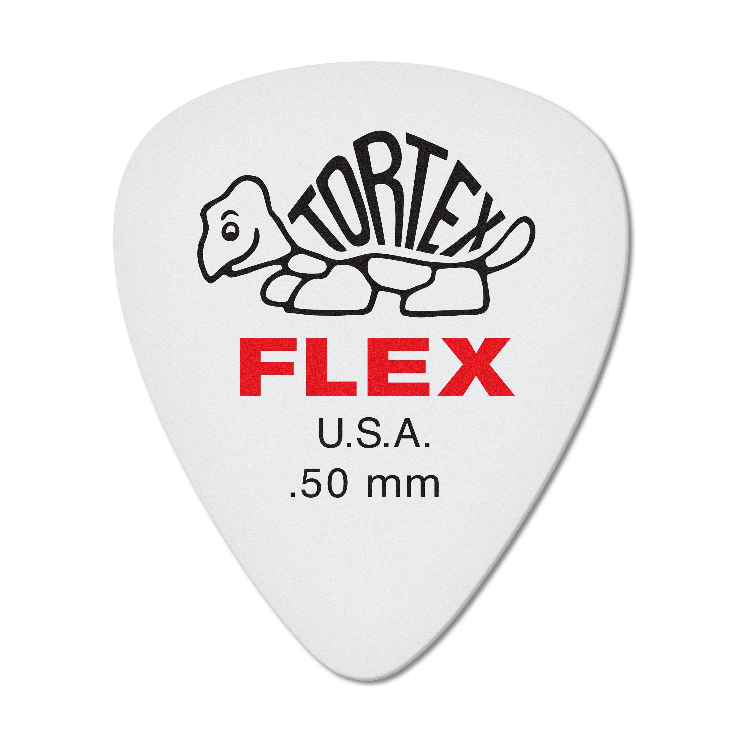 Dunlop Dunlop Tortex Flex Standard .50Mm Red Guitar Pick 12 Pack