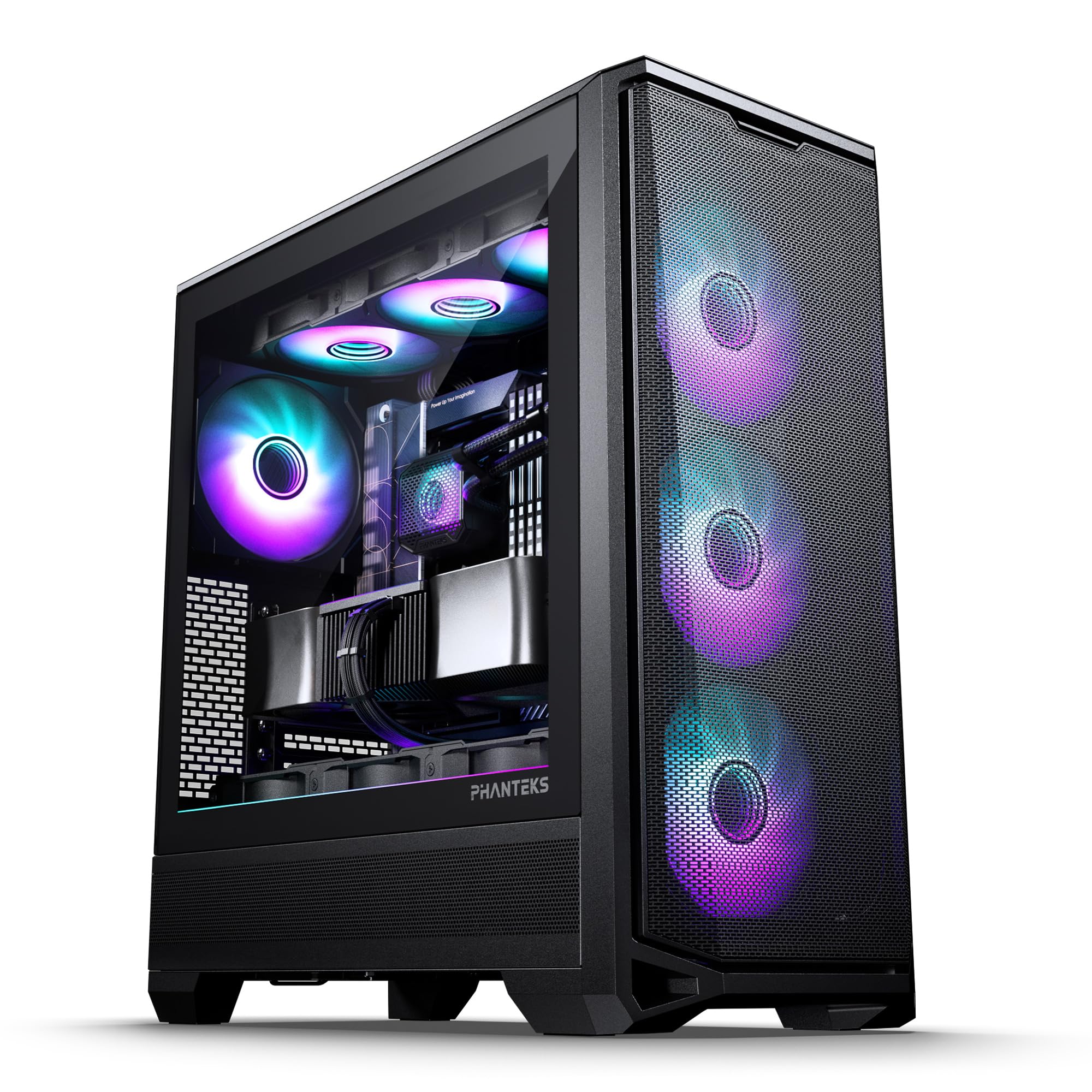 PHANTEKS Eclipse G400A Tempered Glass ATX MID-Tower Computer CASE - Black