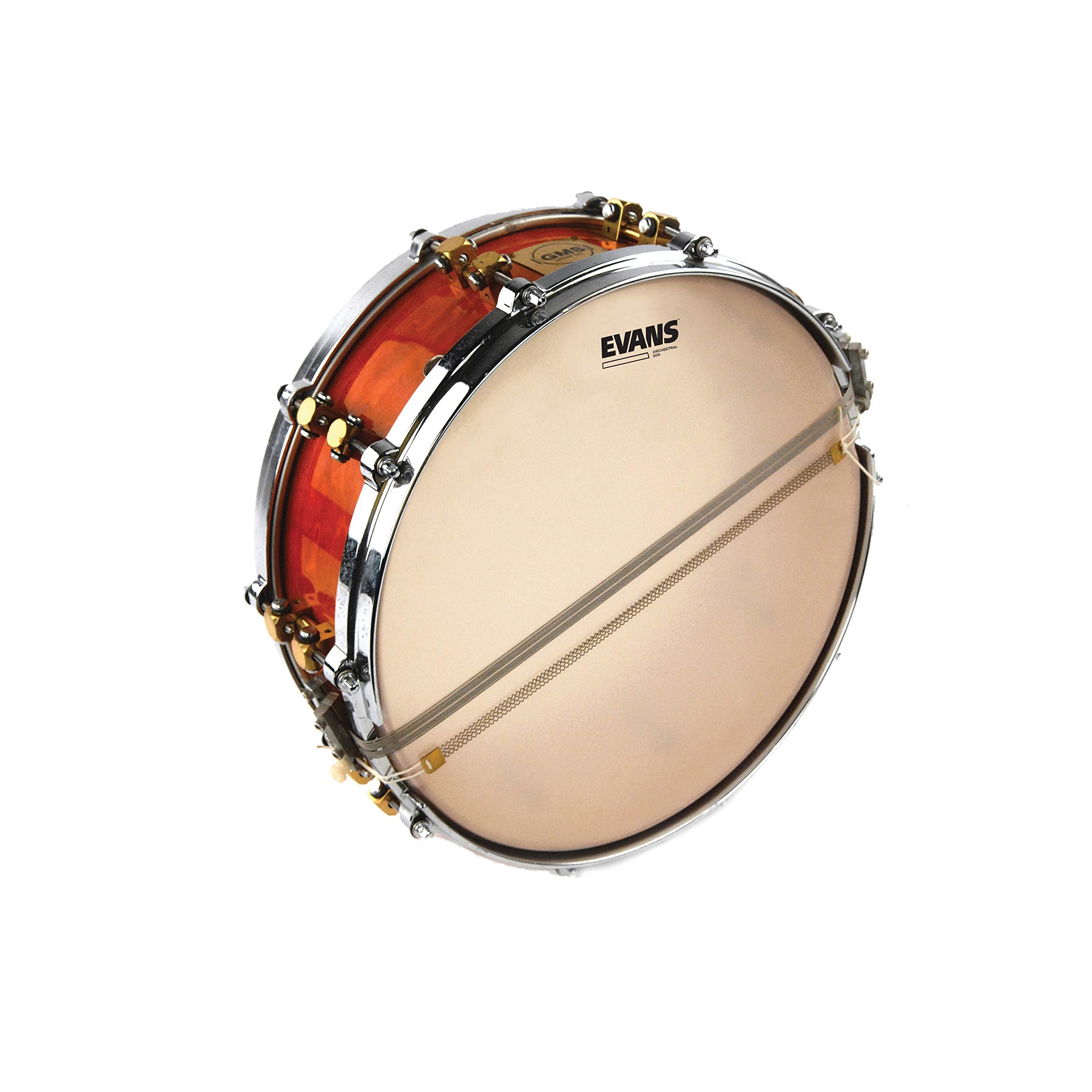 Evans Orchestral 300 Clear Snare Side Drum Head, 14 Inch