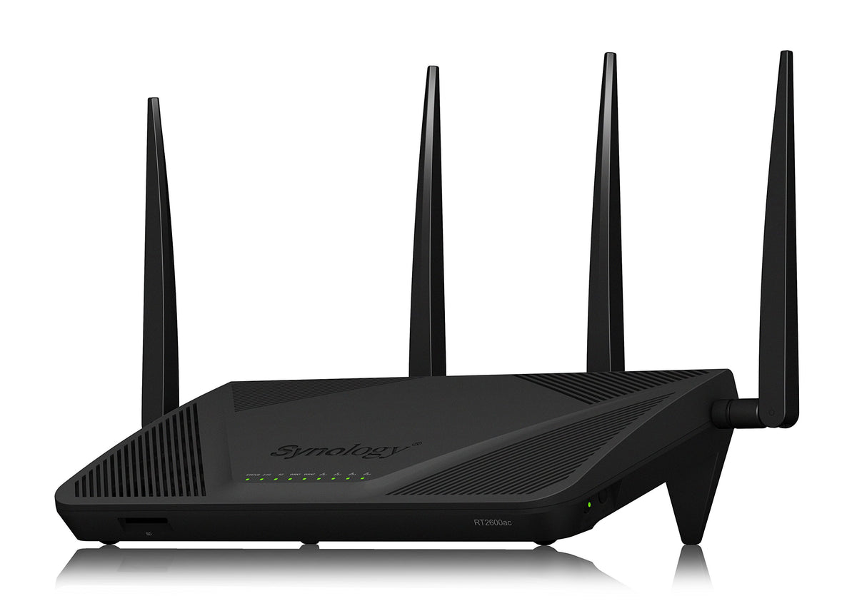 Synology Rt2600Ac   4X4 Dual Band Gigabit Wi Fi Router, Mu Mimo, Powerful Parental Controls, Threat Prevention, Bandwidth Manage