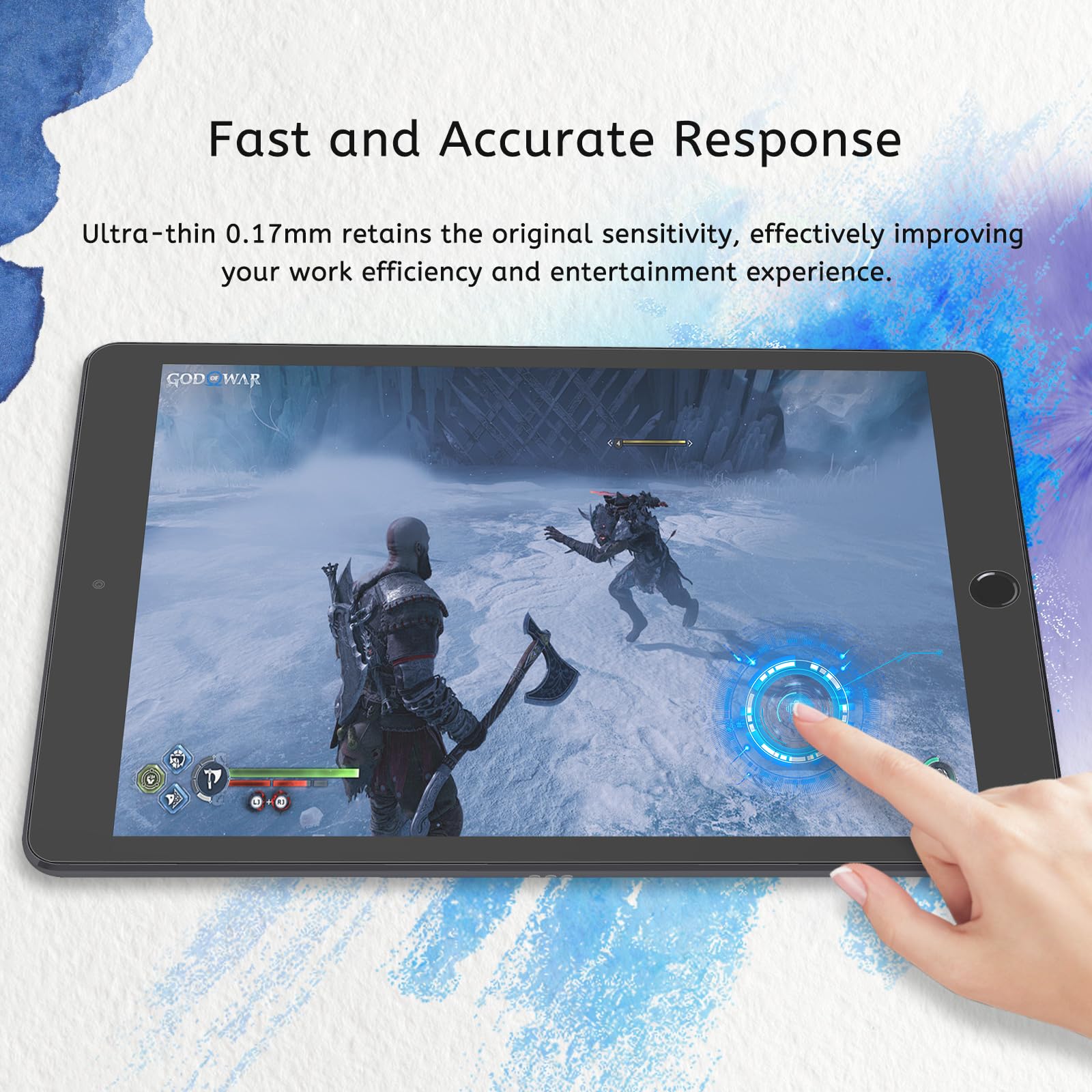 Mobdik [2 Pack Paperfeel Screen Protector Compatible With Ipad 6Th/5Th Generation 9.7 Inch, Crafted For Natural Writing, Anti Gl