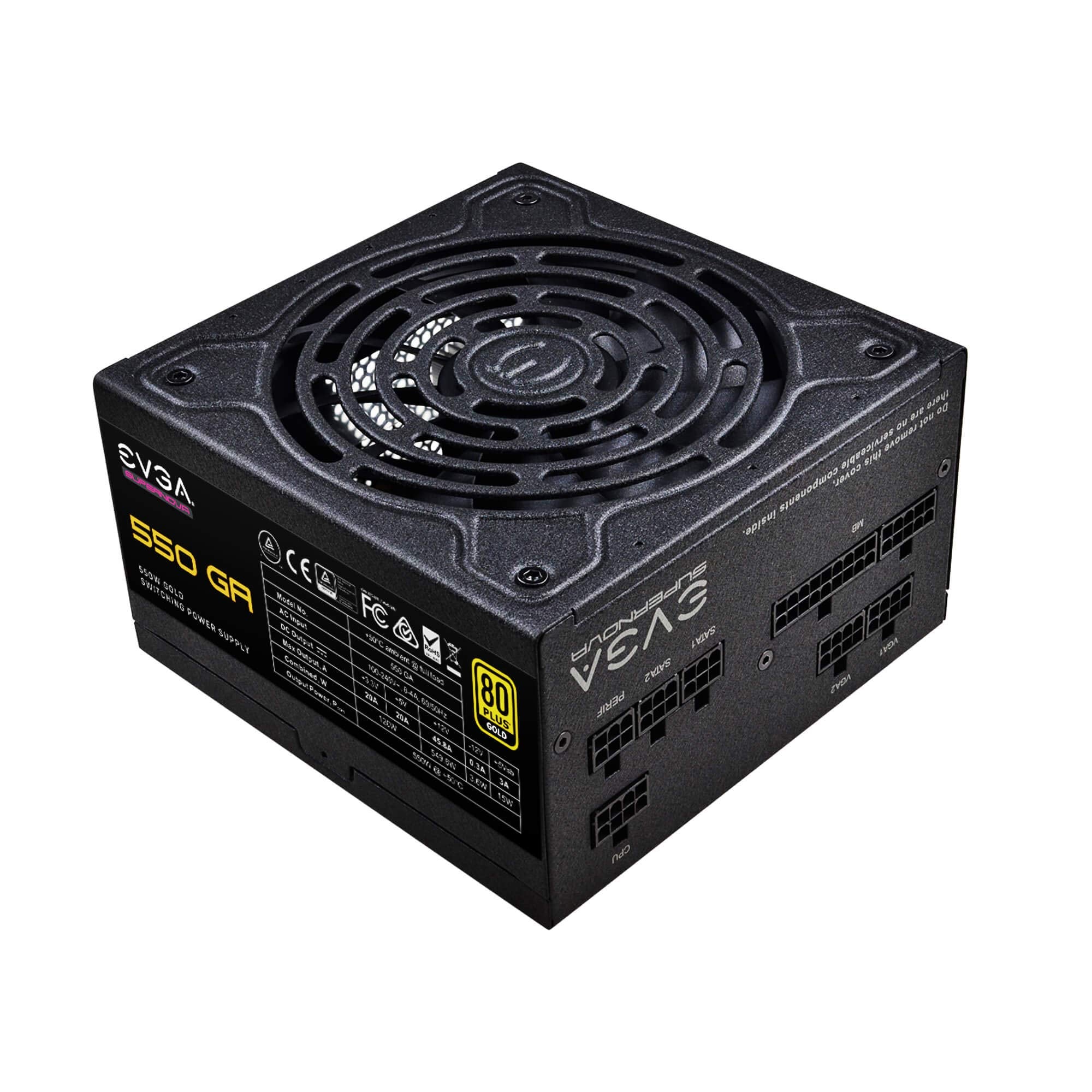 Evga Supernova 550 Ga, 80 Plus Gold 550W, Fully Modular, Eco Mode With Dbb Fan, 10 Year Warranty, Compact 150Mm Size, Power Supp