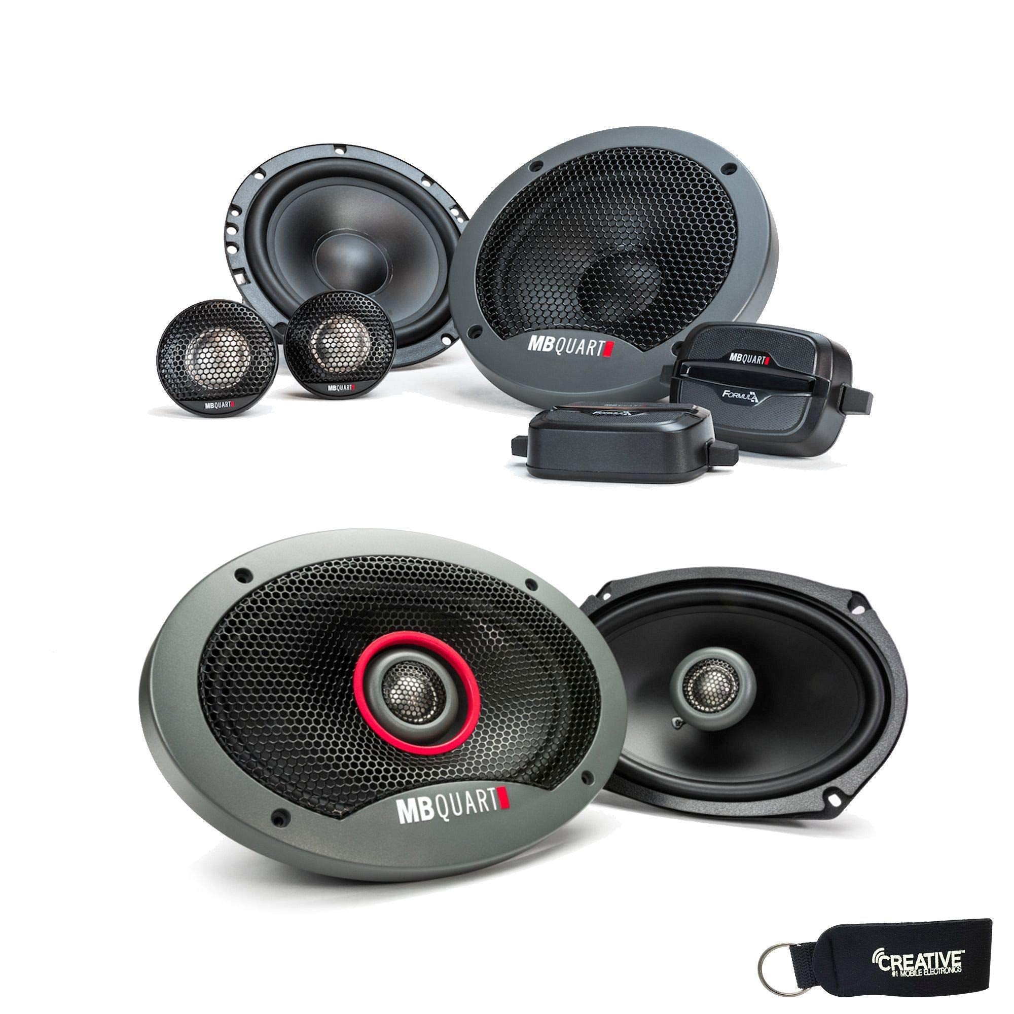MB Quart - Pair of Formula FSB216 6.5 Component Speakers and A Pair of Formula 6x9 Speakers FKB169