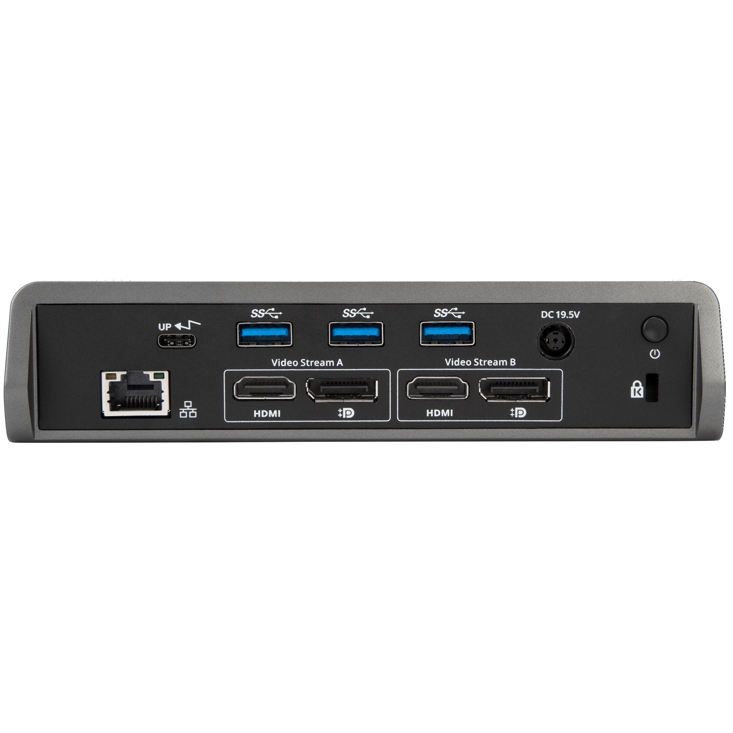 Targus Usb-C Universal Dual Video 4K Laptop Docking Station With Charging Power, Audio, & 4 Usb Ports For Pc, Mac, & Android (Do