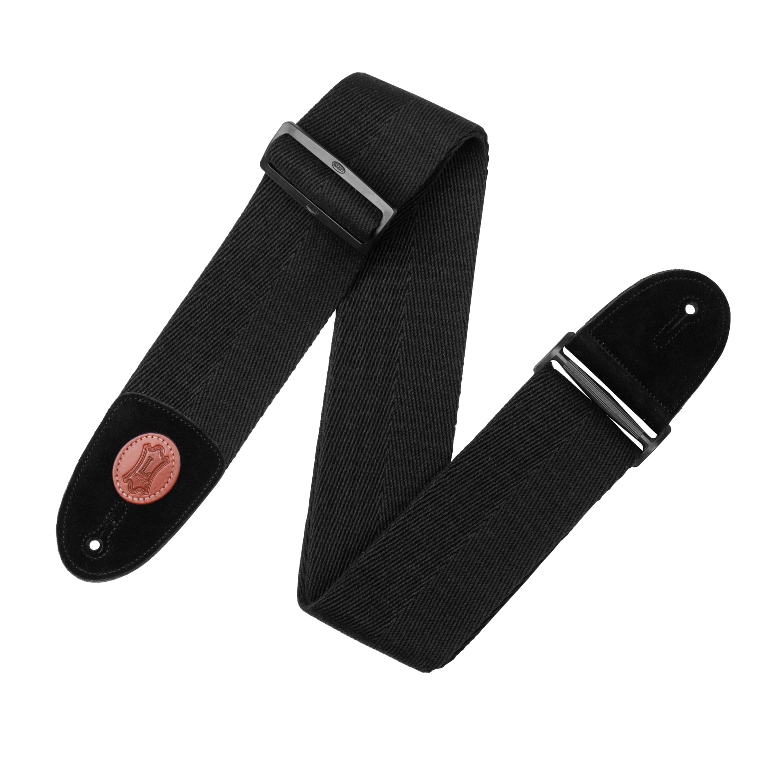 Levys Leathers MSSC4BLK Bass Guitar Strap, Black