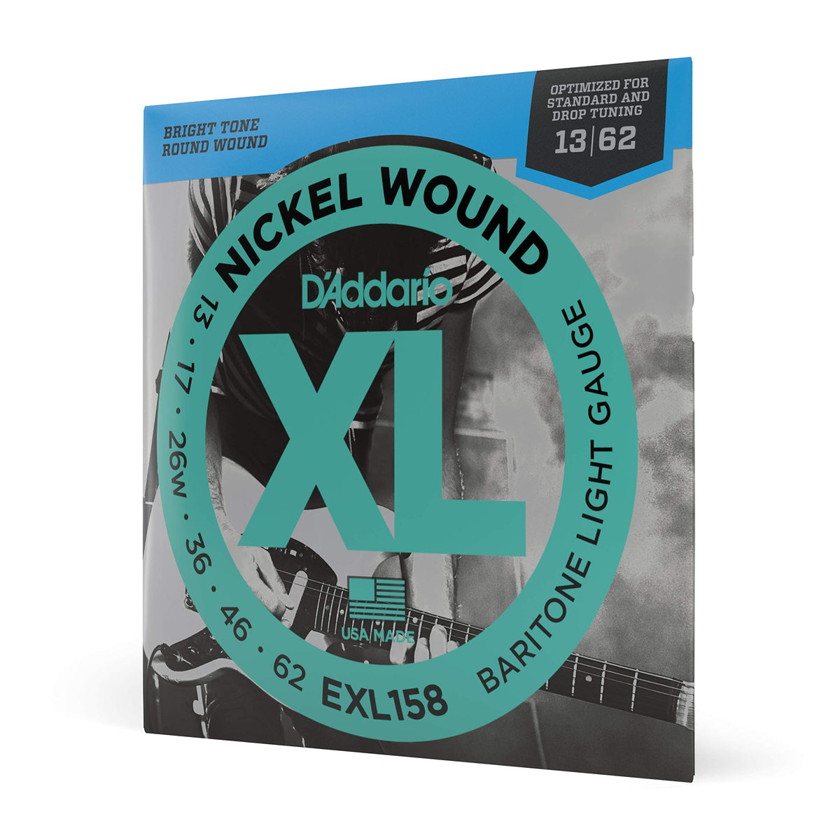 Daddario Guitar Strings   Xl Nickel Electric Guitar Strings   Exl158   Perfect Intonation, Consistent Feel, Reliable Durability 