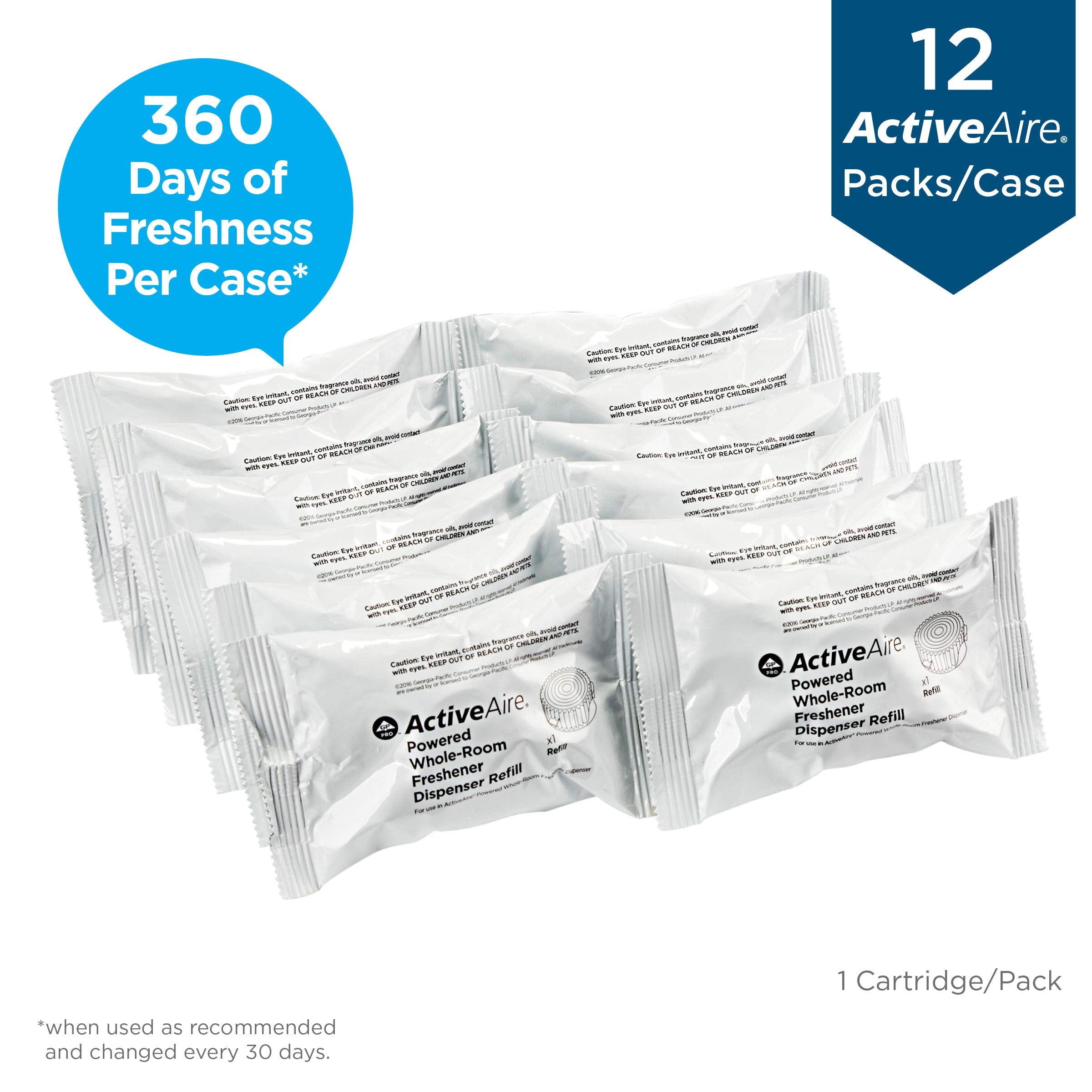 Georgia-Pacific Activeaire Powered Whole-Room Freshener Dispenser Refill By Gp Pro (Georgia-Pacific),Citrus,48285,12 Cartridges