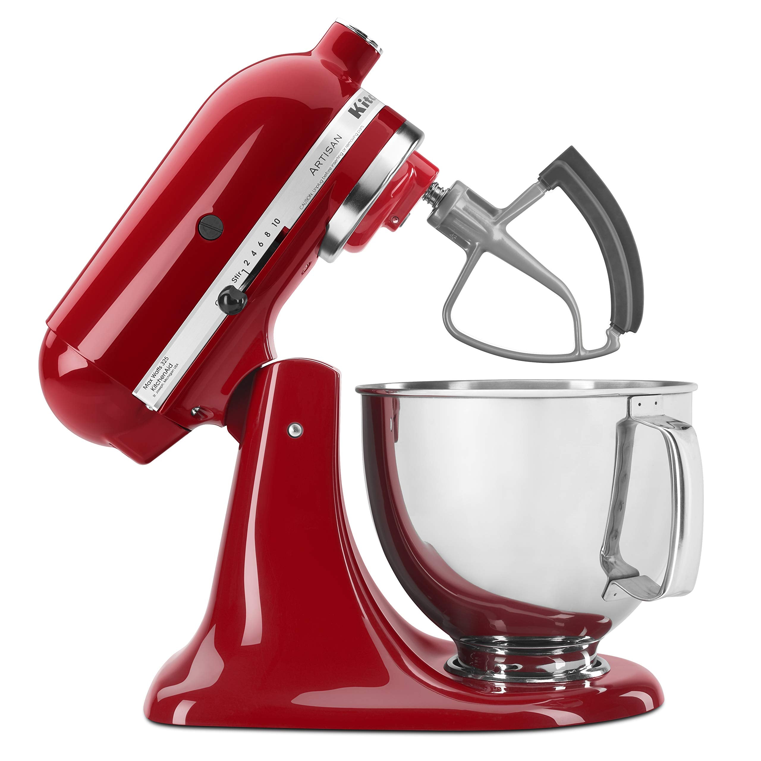 Kitchenaid Kfe5Ts Flex Edge Beater, 4.5 5 Qt, Subtle Silver
