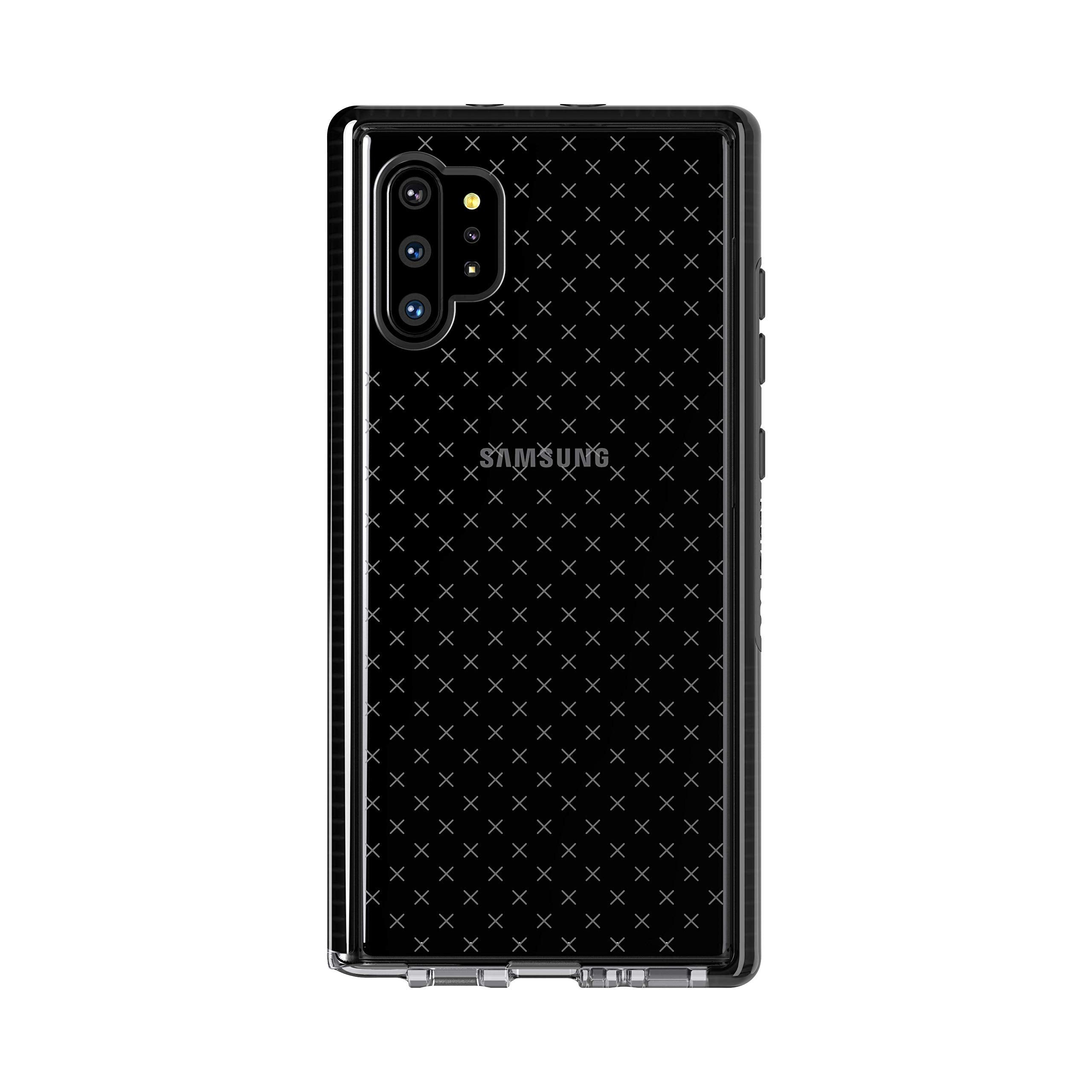Tech21 Evo Check Phone Case Cover For Samsung Note 10+ (Plus)   Black/Smokey