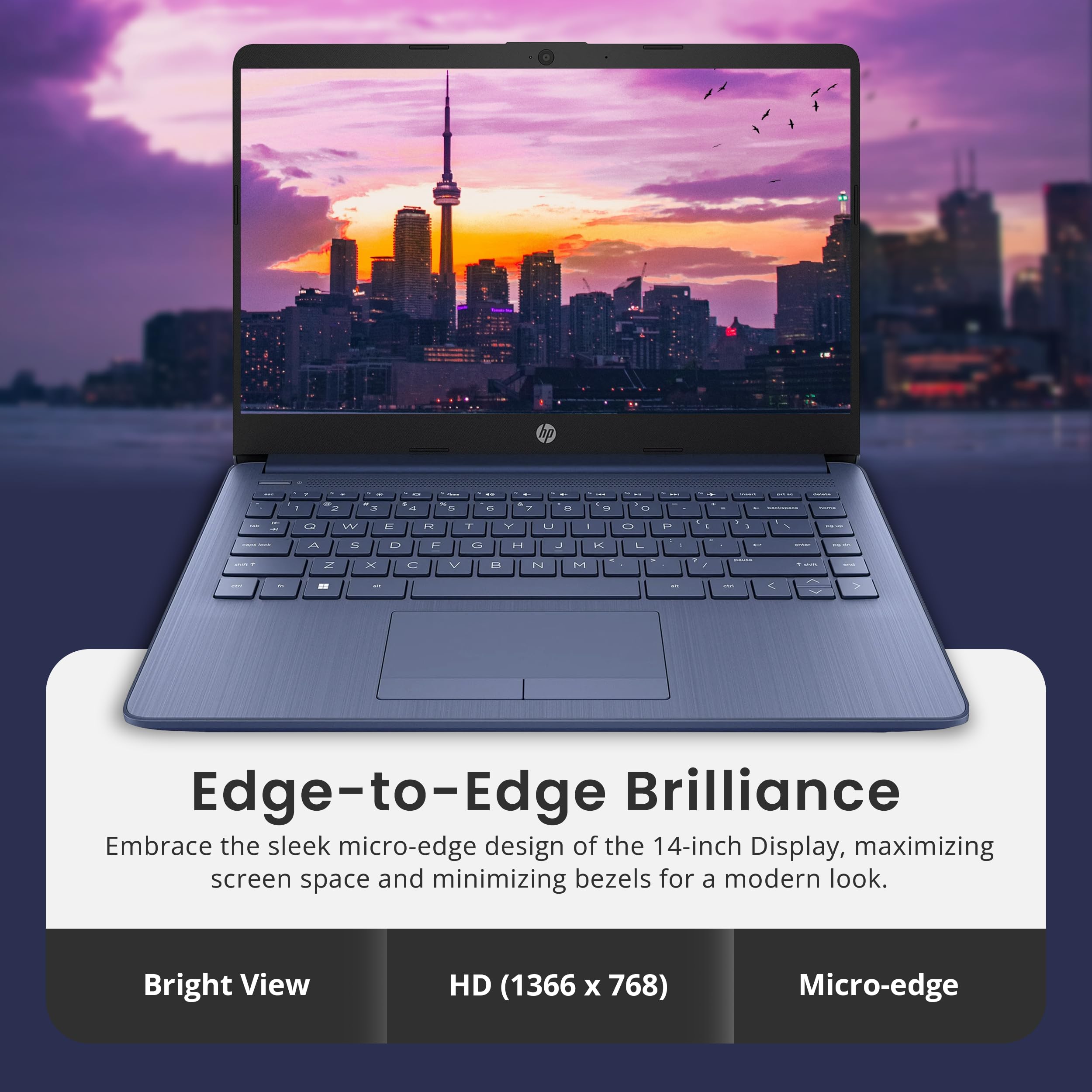 Hp Flagship 14'' Hd Laptop With 1 Year Office 365 | 16Gb Ram | 1.22Tb Storage(64Gb Emmc & 160Gb Docking Station Set & 1Tb Cloud