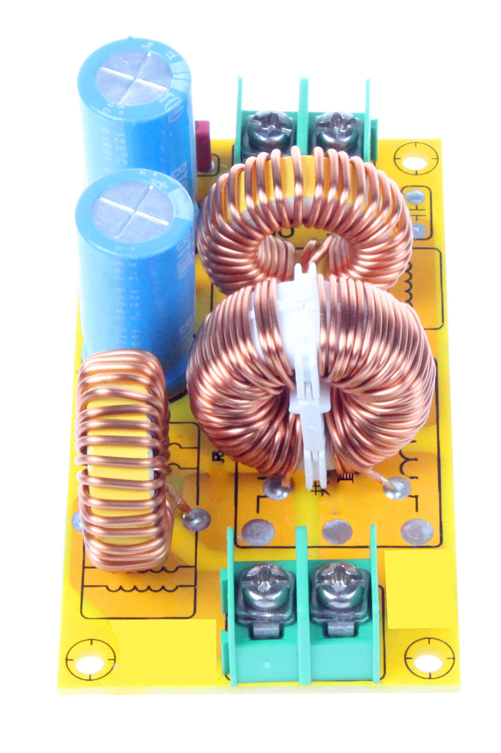 Noyito Dc Lc Filter Dc Emi Power Filter 0 To 50V 2A 4A 10A 20A Filtering Board (4A)