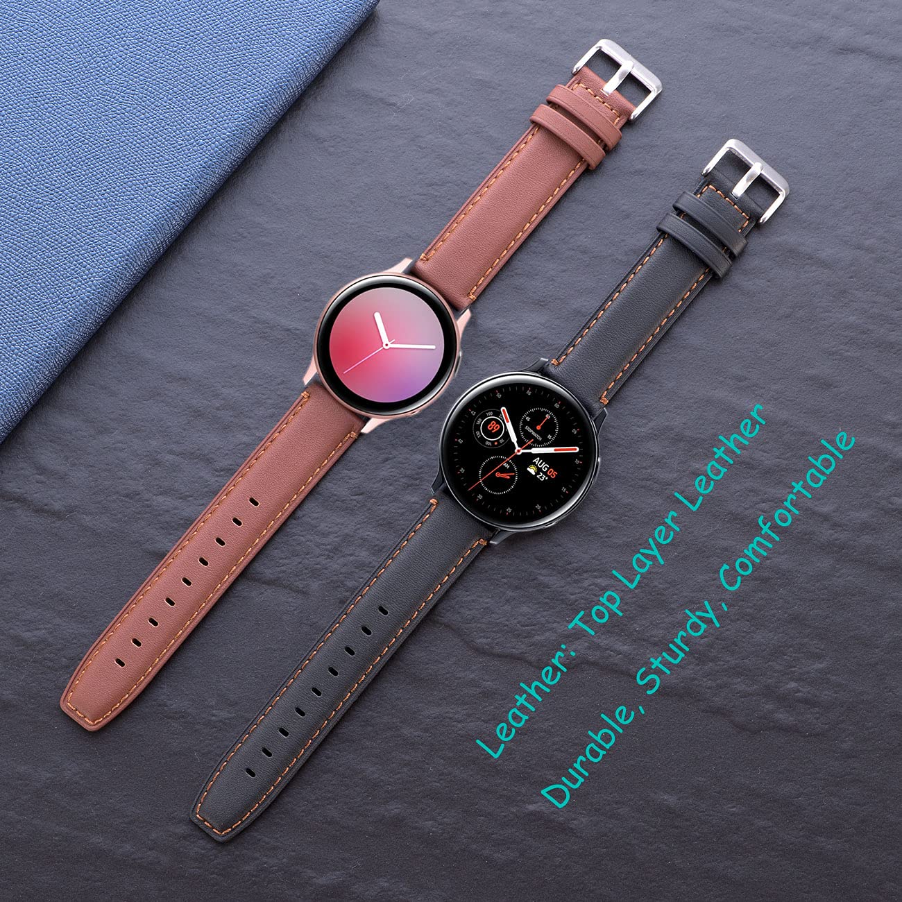 Galaxy Watch Active 2 Bands 2 Pack, Compatible With Samsung Galaxy Active 2 Watch Band, For Galaxy Watch Active 2 40Mm/Active 2