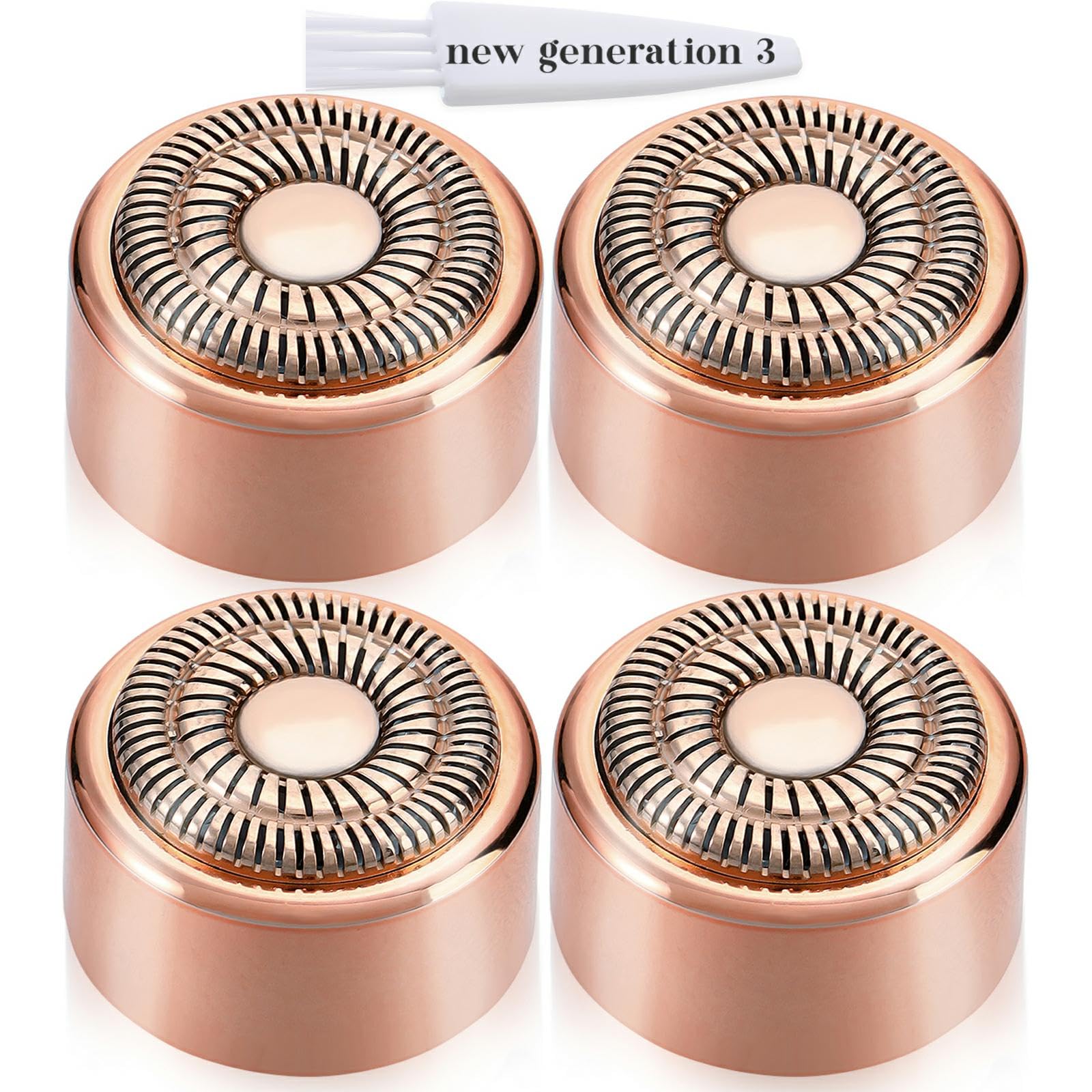 BECHY Replacement Heads for Finishing Touch Flawless Facial Hair Remover Gen 3