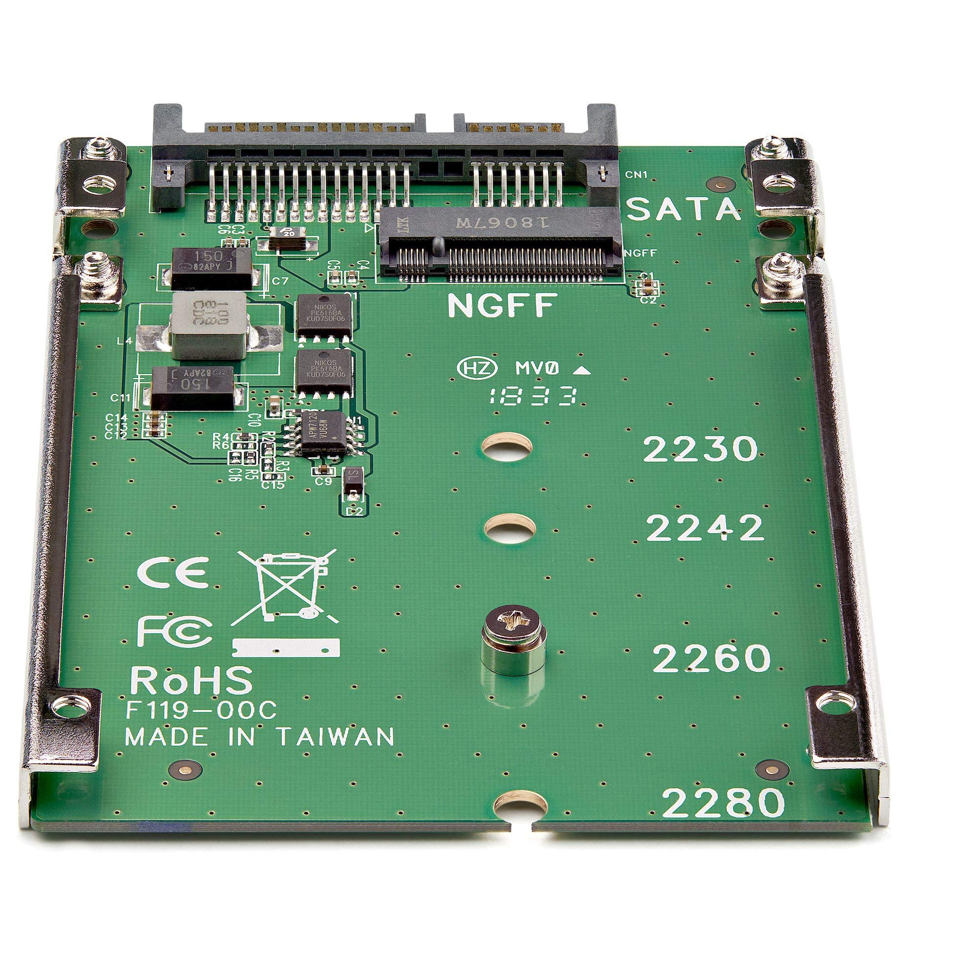 Startech Sat32M225 M.2 Ngff Ssd To 2.5 Sata Adapter Converter